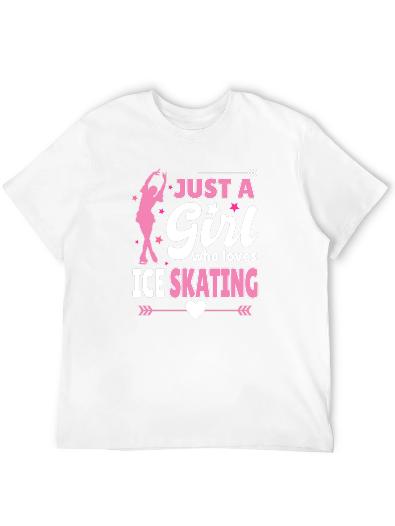 Girl Who Loves Ice Skating T-Shirt