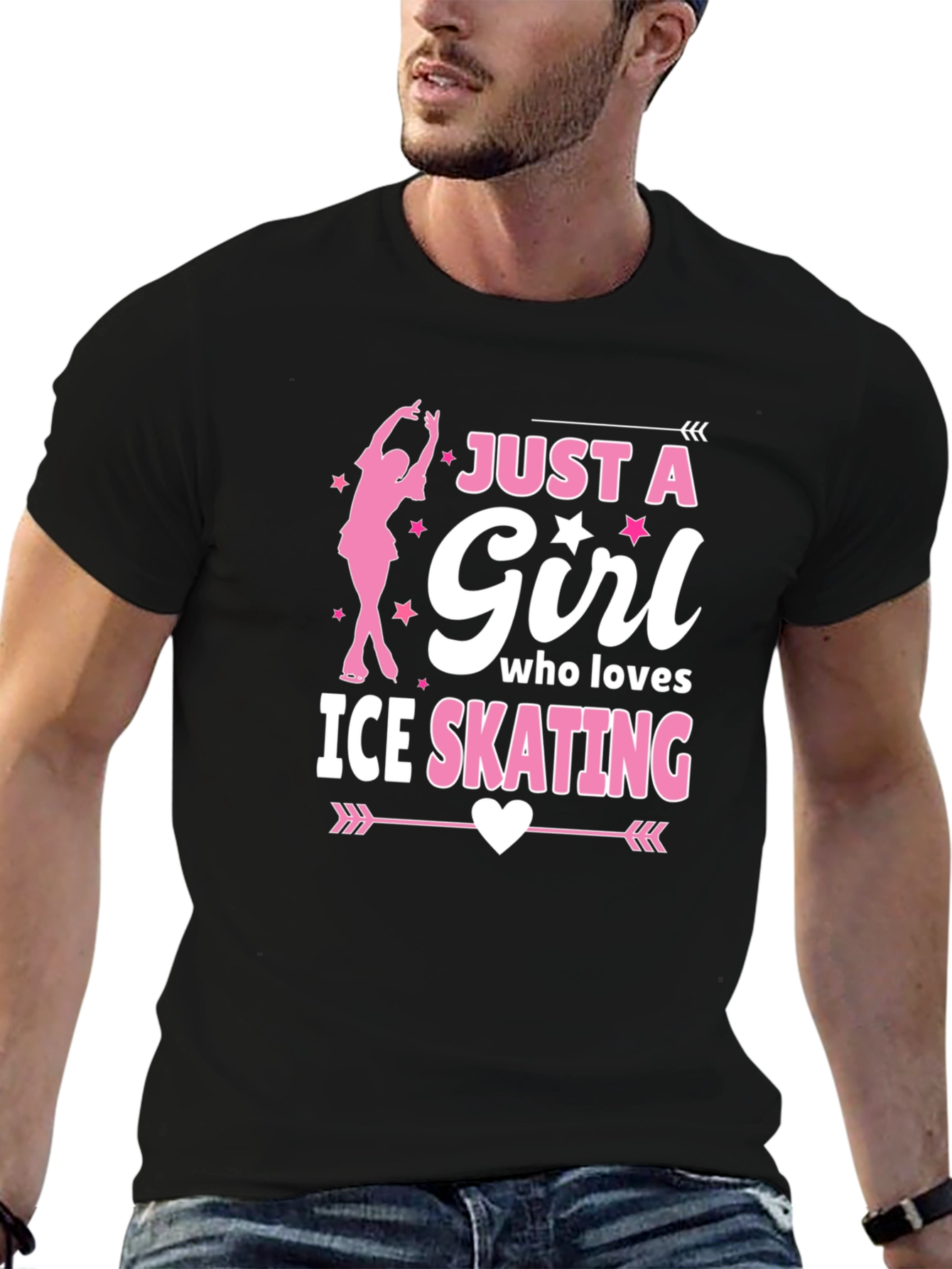 Girl Who Loves Ice Skating T-Shirt