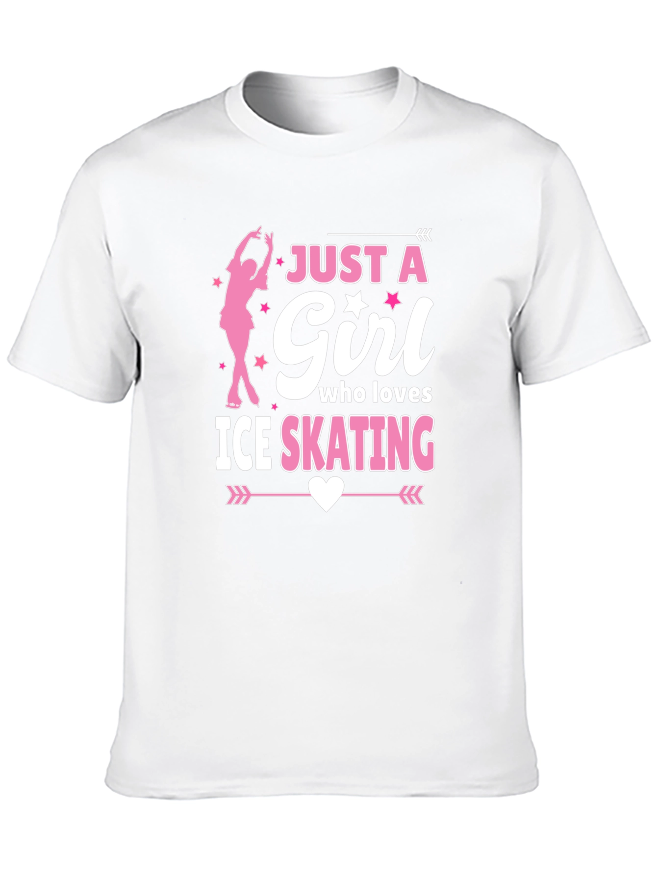 Girl Who Loves Ice Skating T-Shirt