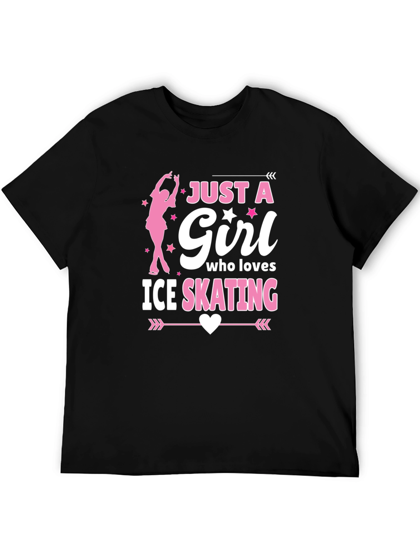 Girl Who Loves Ice Skating T-Shirt