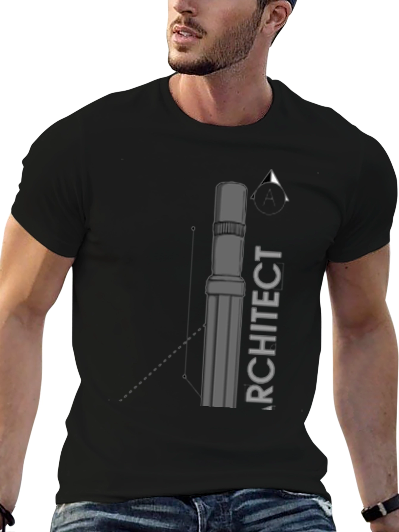 Architect T-Shirt - Building Column Design