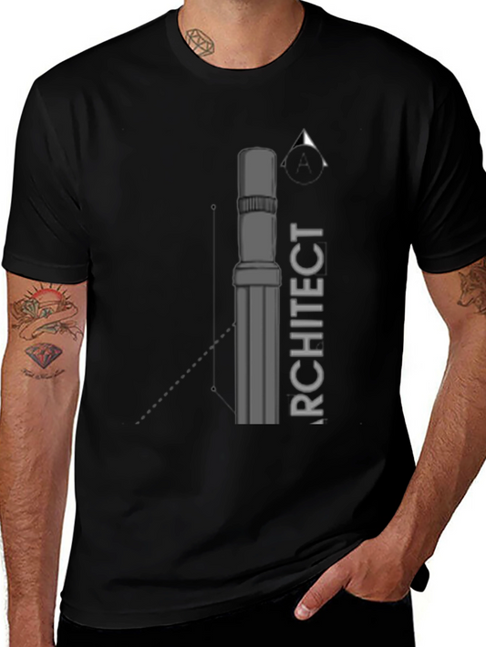 Architect T-Shirt - Building Column Design