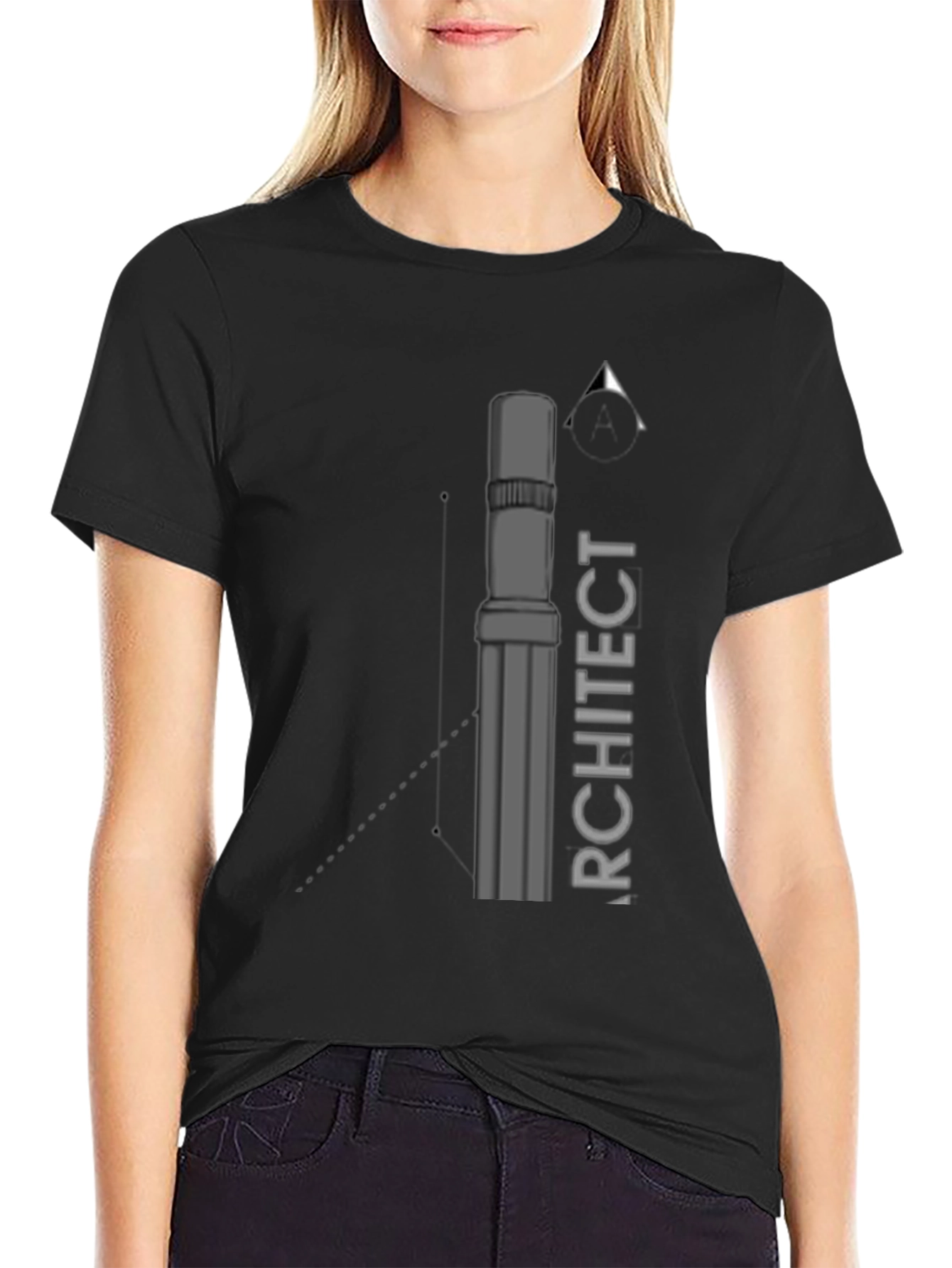 Architect T-Shirt - Building Column Design