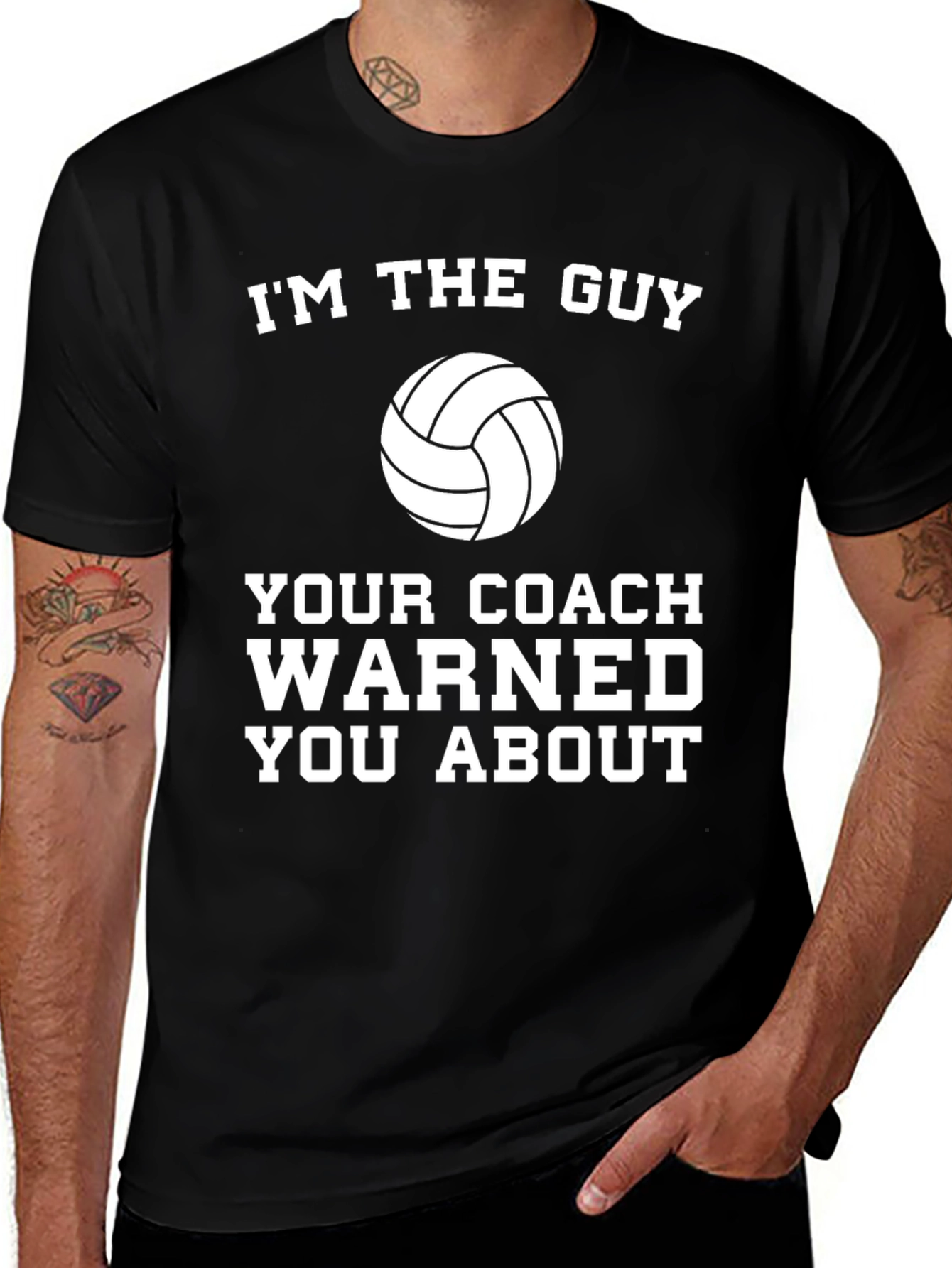 Volleyball Coach Warning T-Shirt