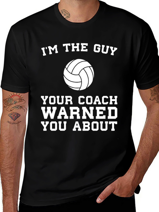 Volleyball Coach Warning T-Shirt