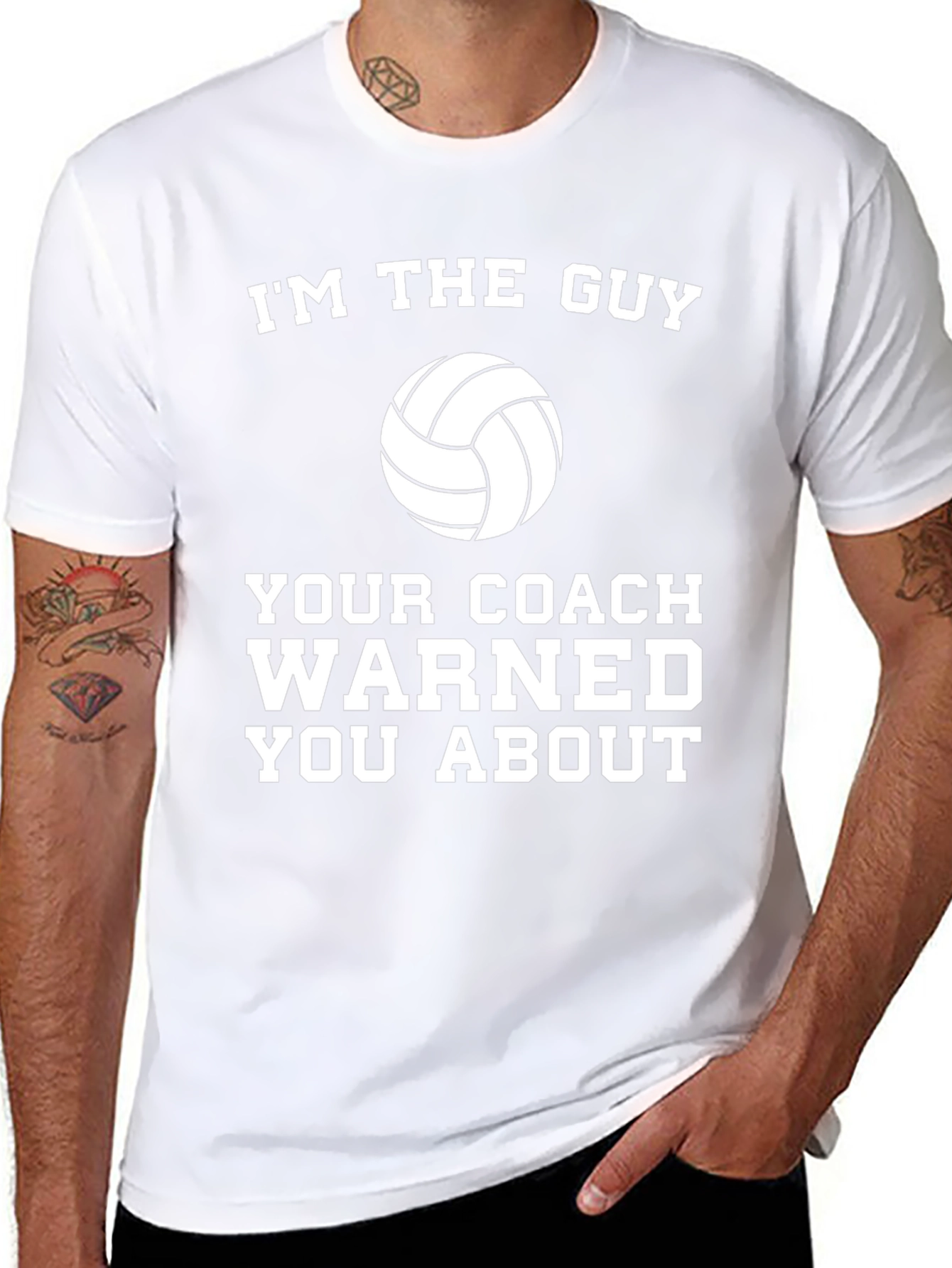 Volleyball Coach Warning T-Shirt