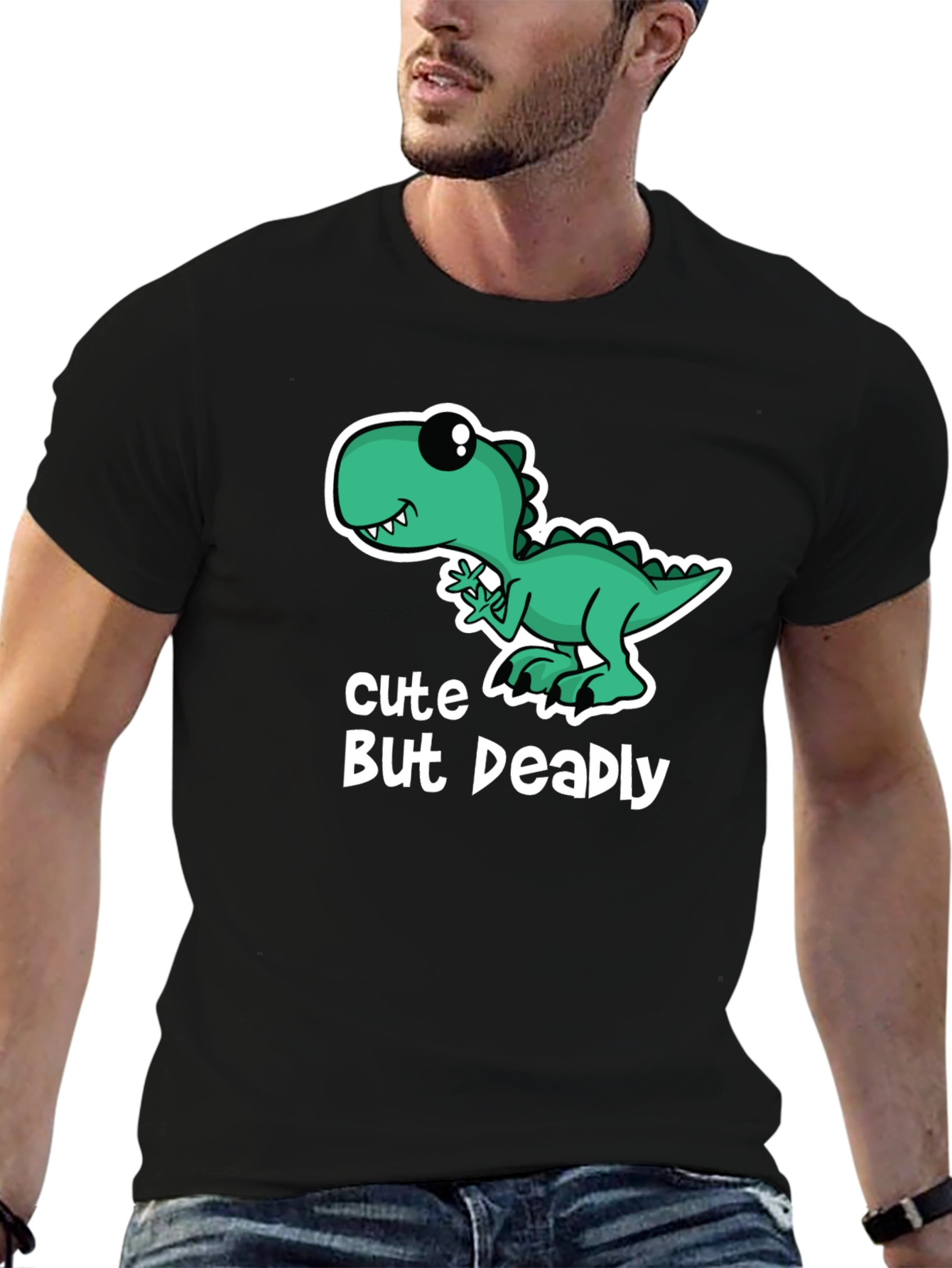 Cute But Deadly Dinosaur Graphic Tee