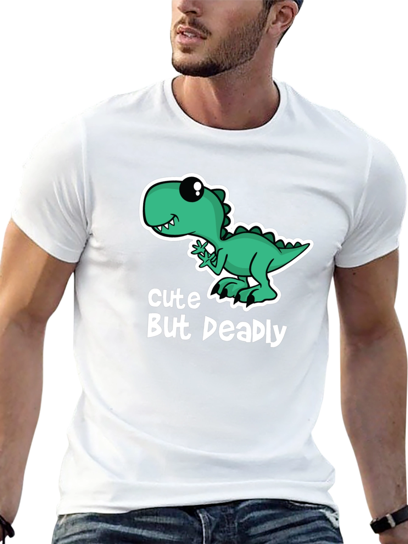 Cute But Deadly Dinosaur Graphic Tee