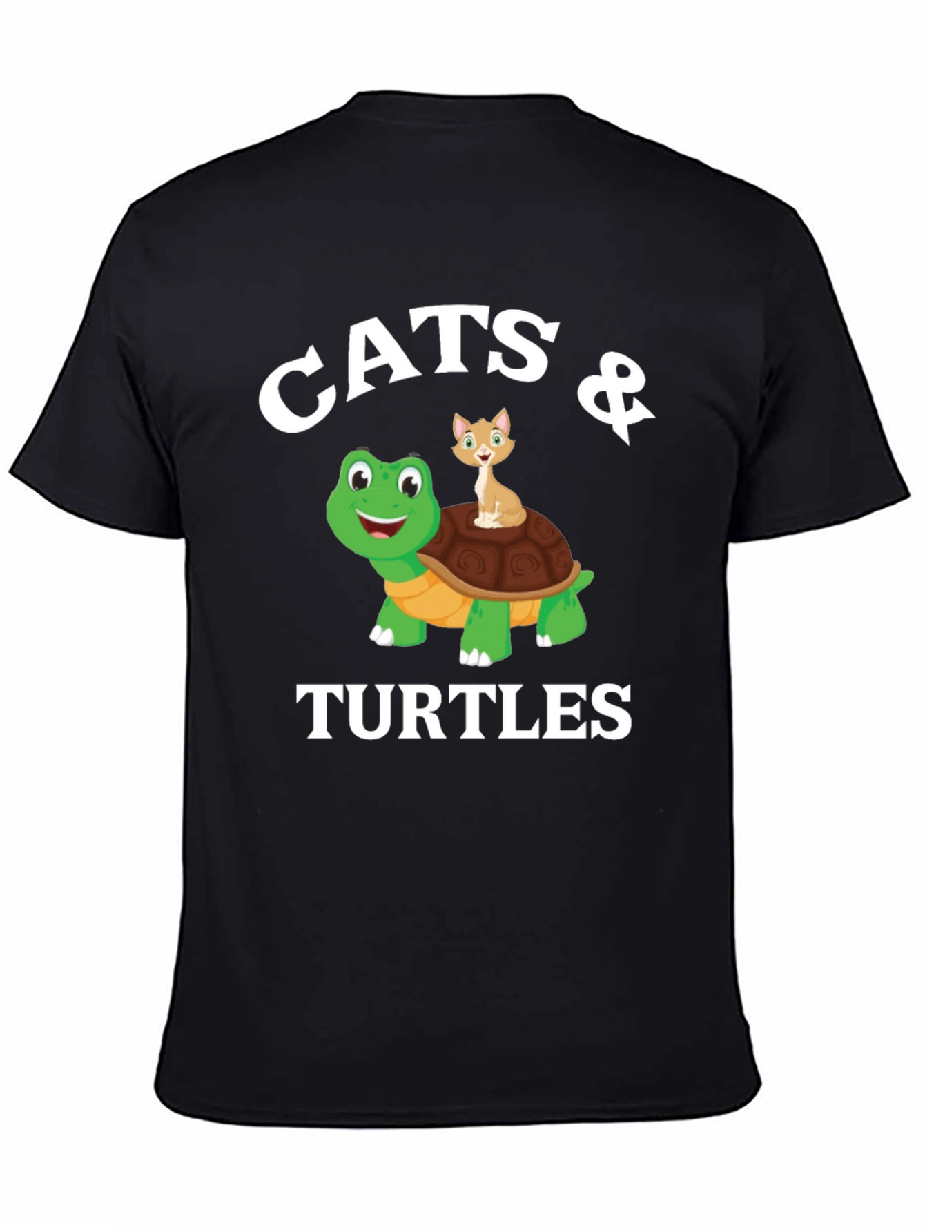 Cats & Turtles Graphic T-Shirt