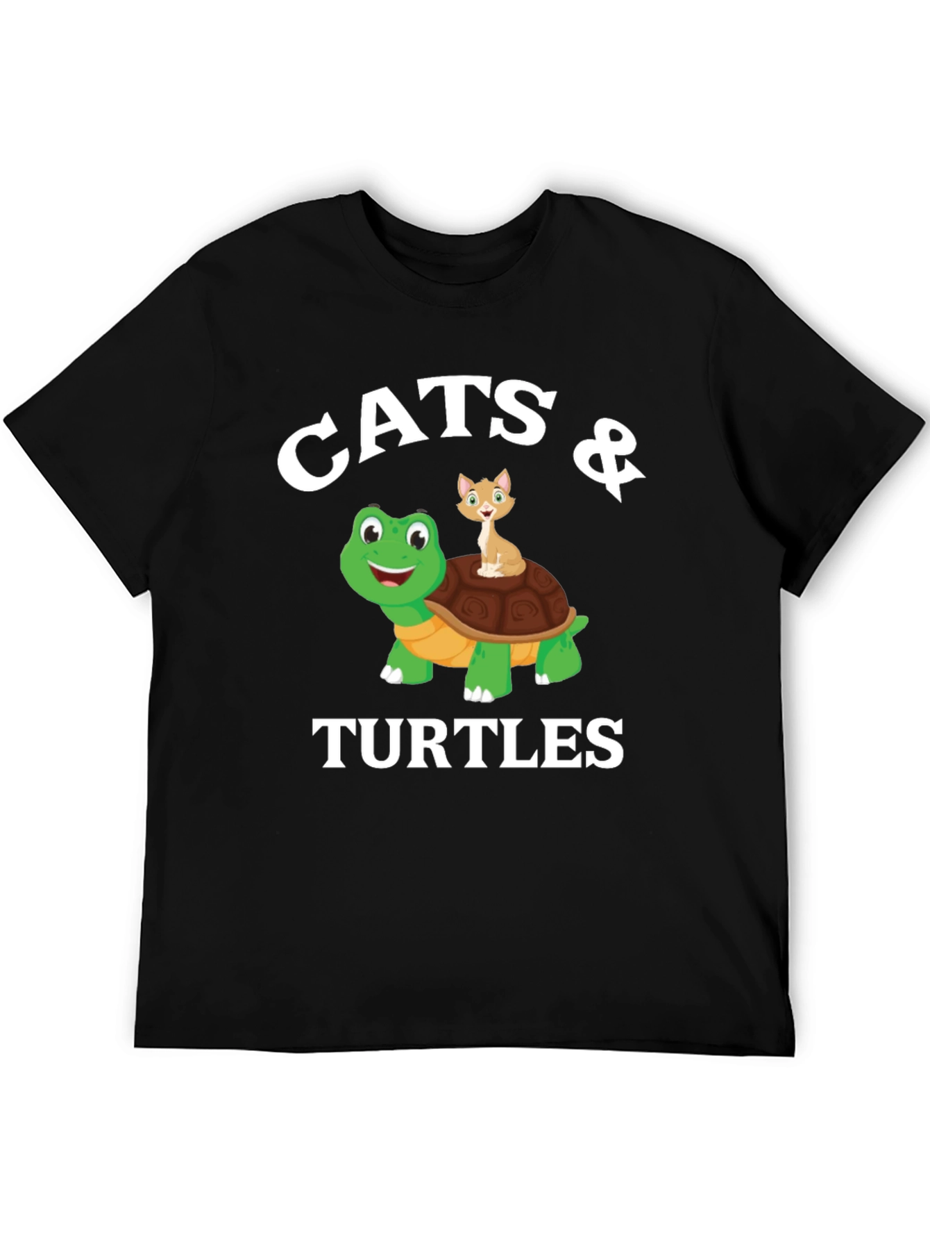 Cats & Turtles Graphic T-Shirt