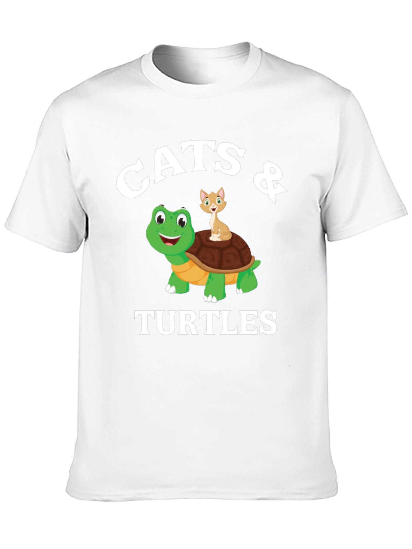 Cats & Turtles Graphic T-Shirt