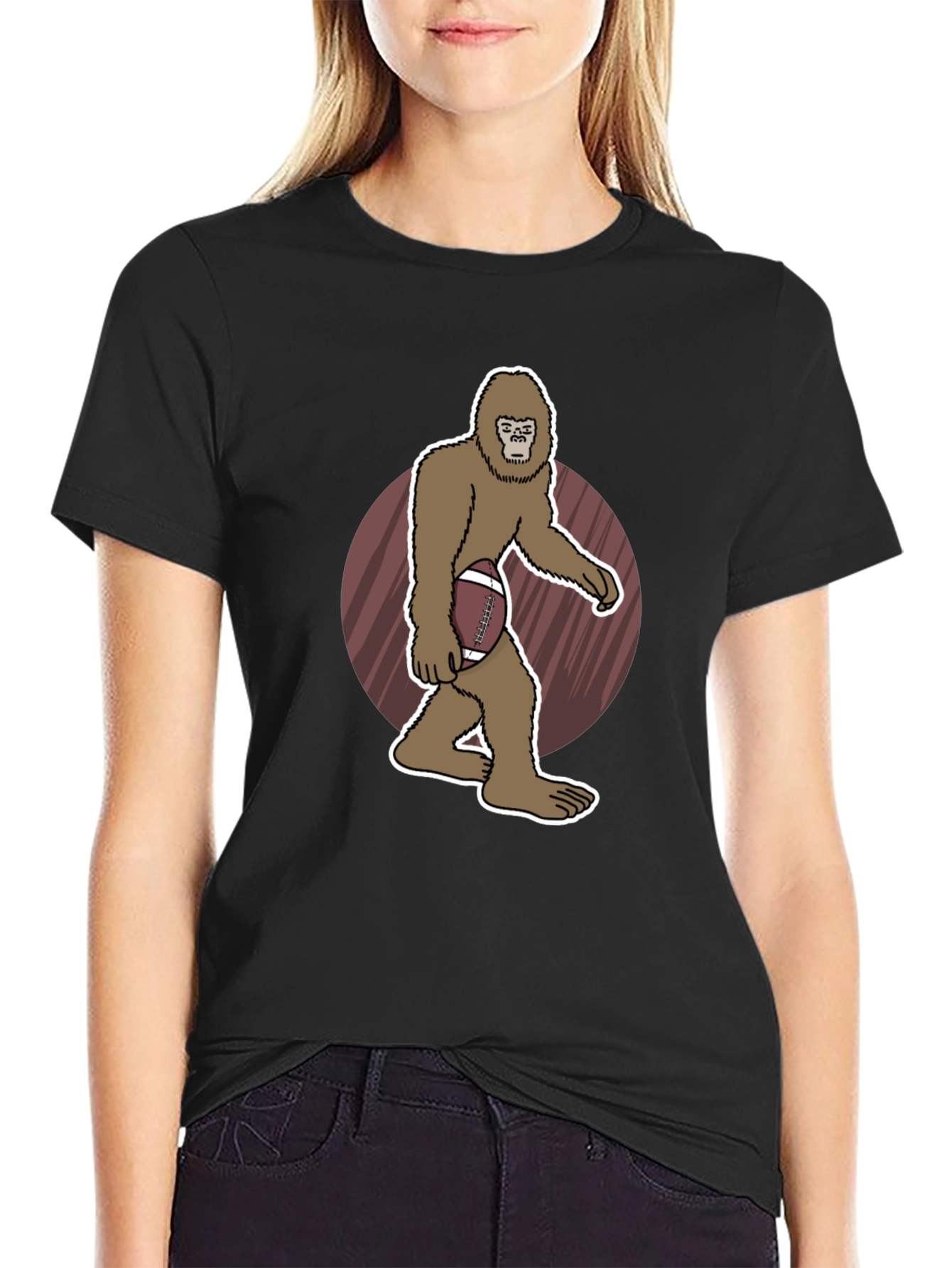 Bigfoot Football T-Shirt
