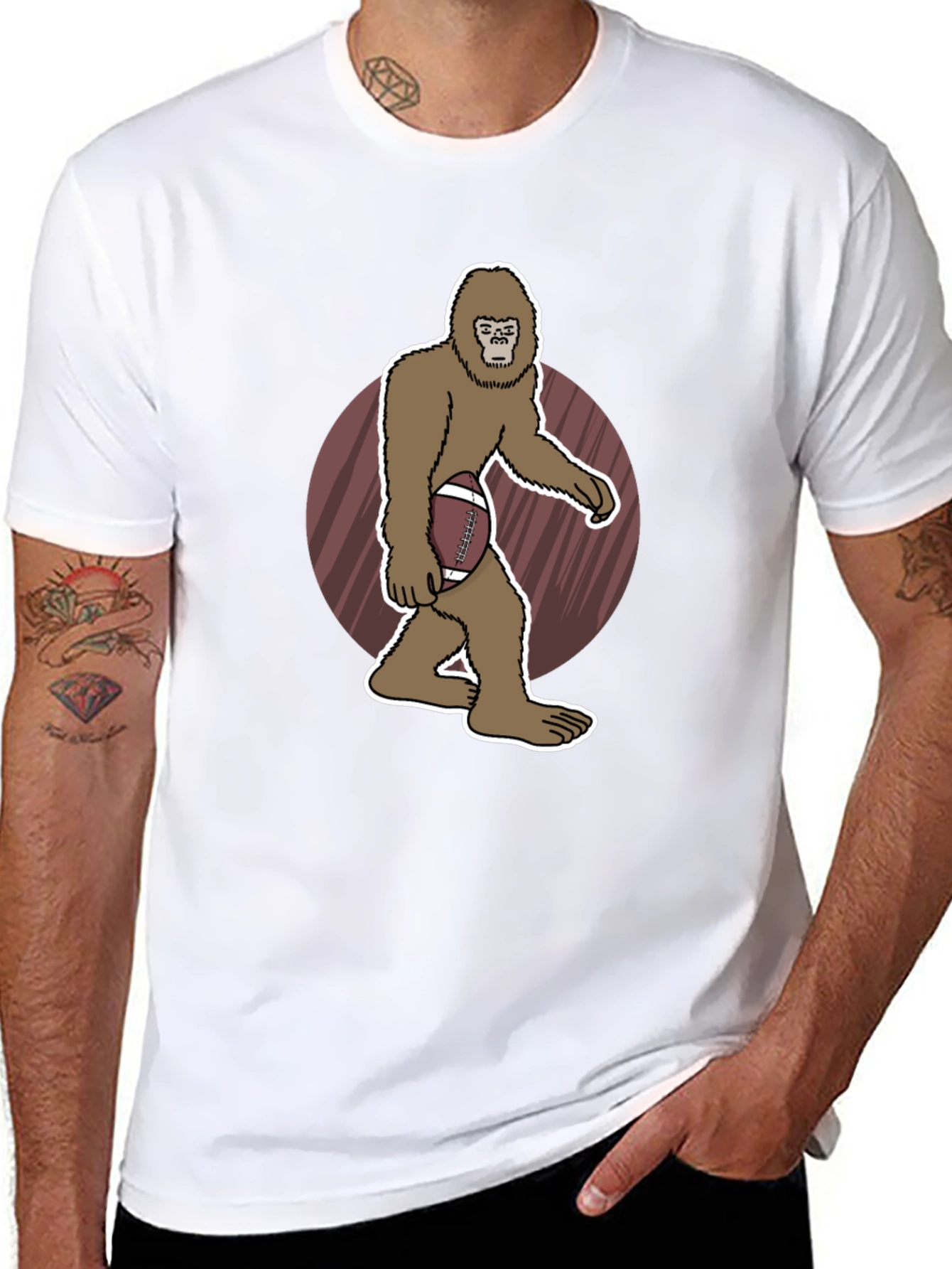 Bigfoot Football T-Shirt