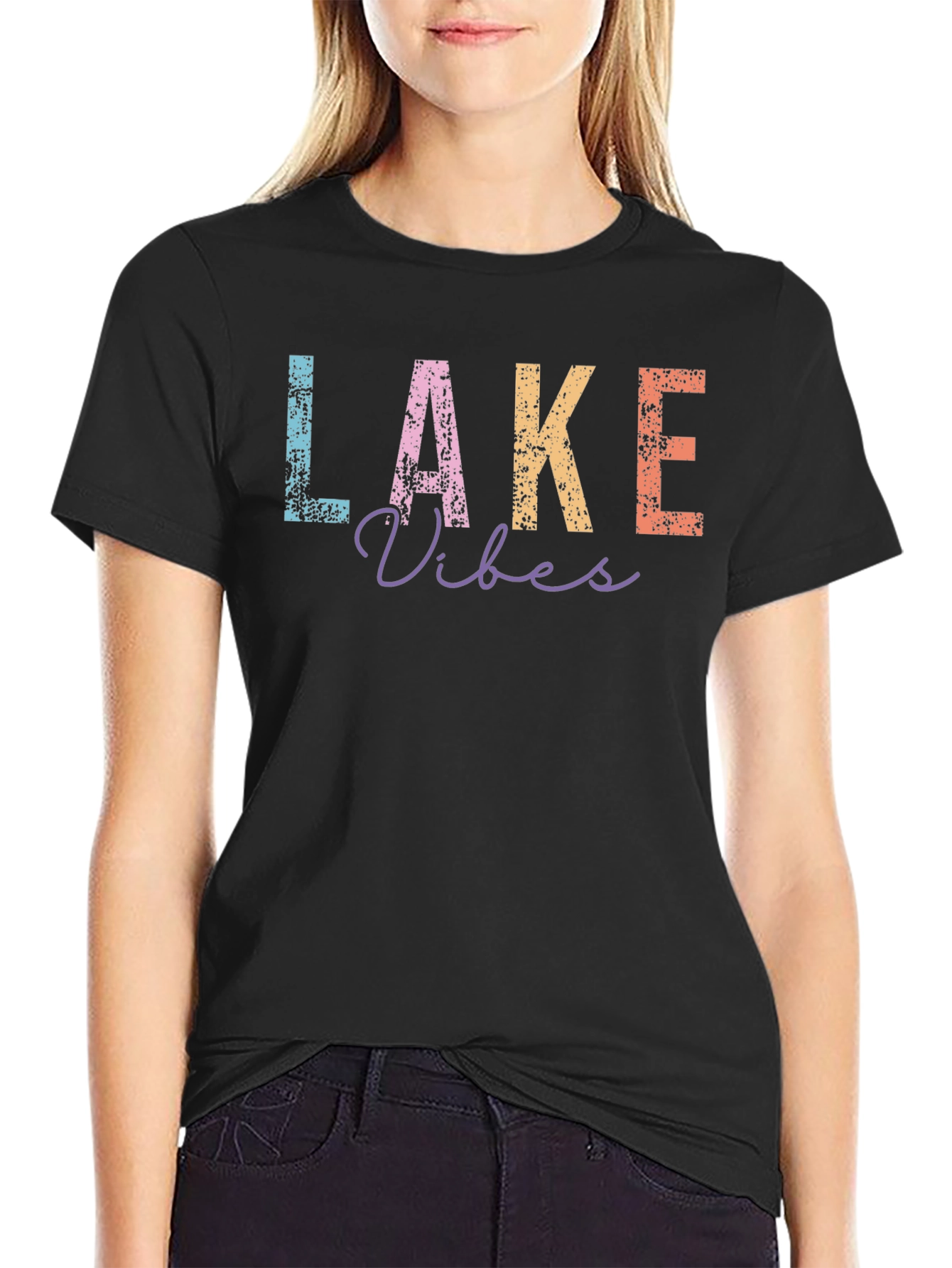 Lake Vibes Graphic Tee - Relaxed Fit