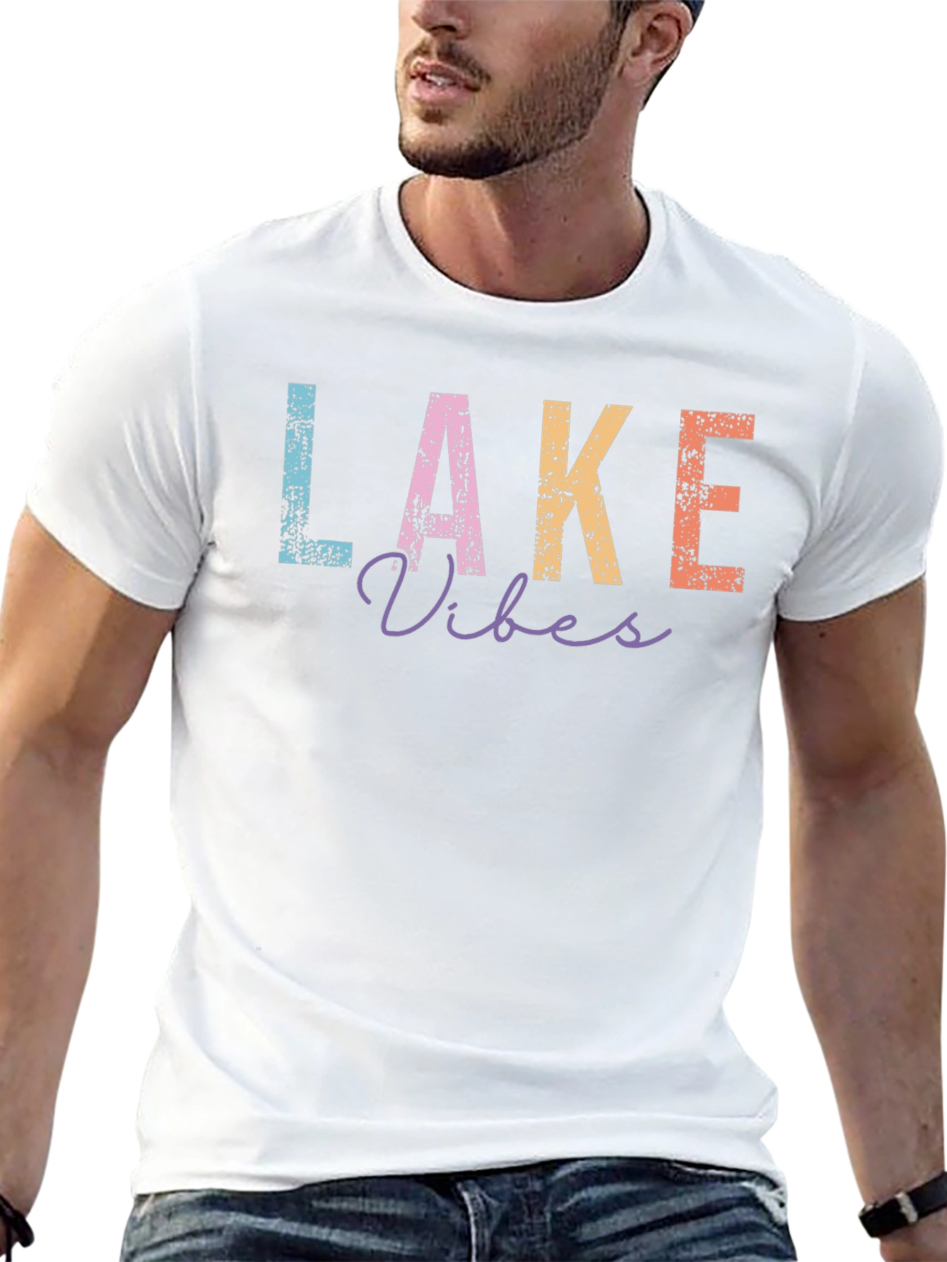 Lake Vibes Graphic Tee - Relaxed Fit
