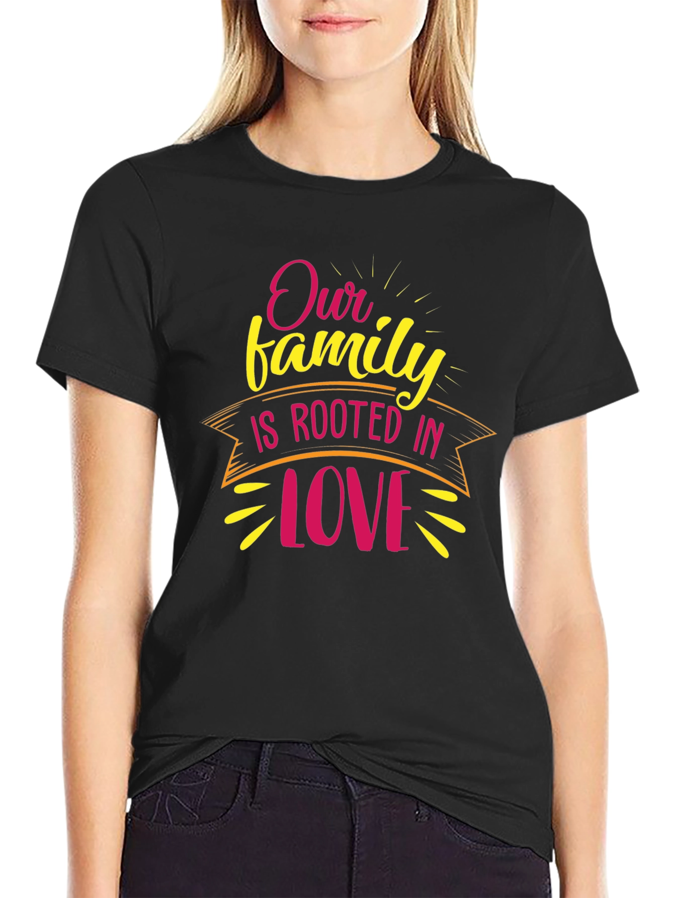 Family Love T-Shirt - Rooted in Love