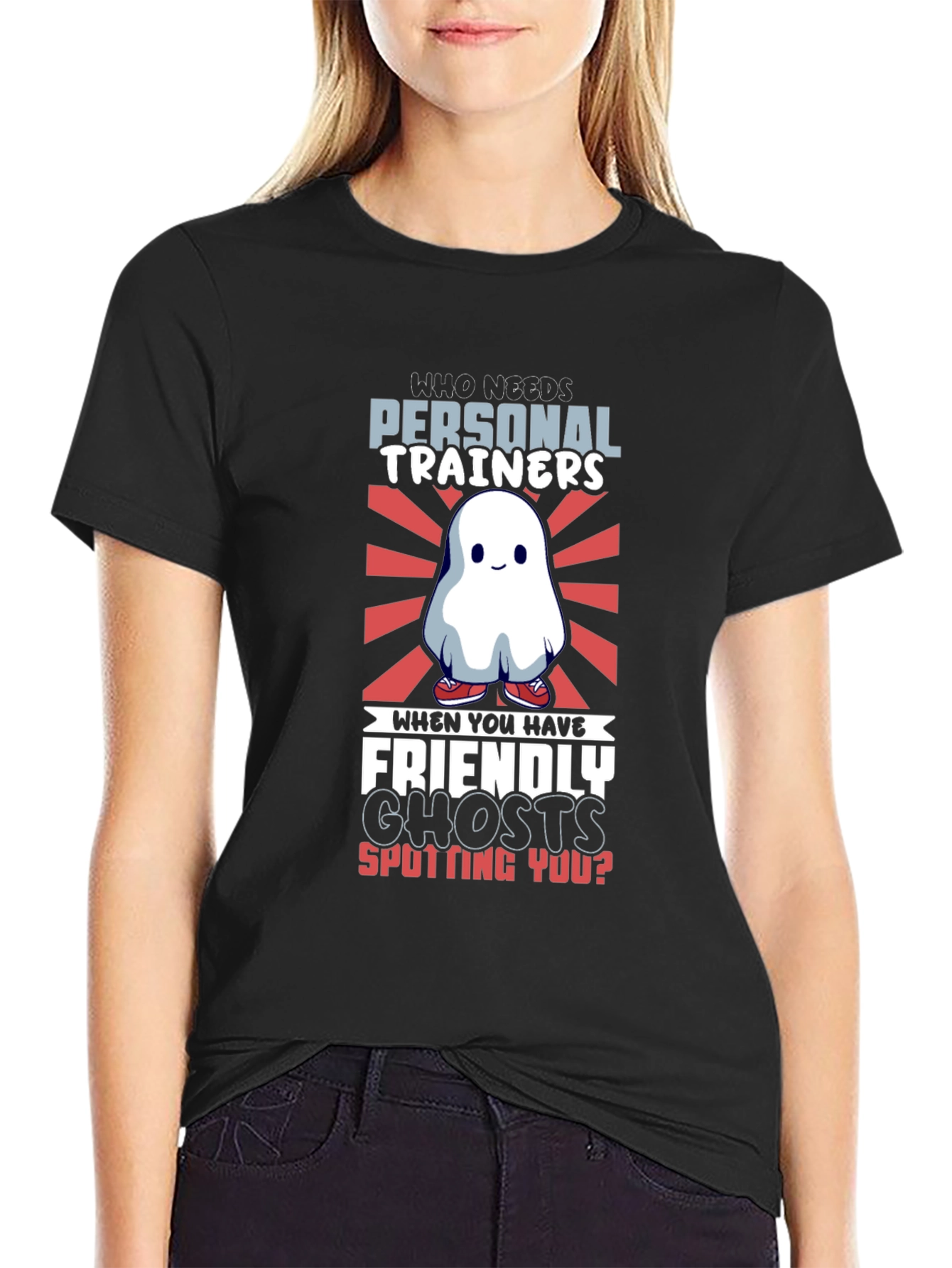 Funny Ghost Gym T-Shirt - Personal Trainers