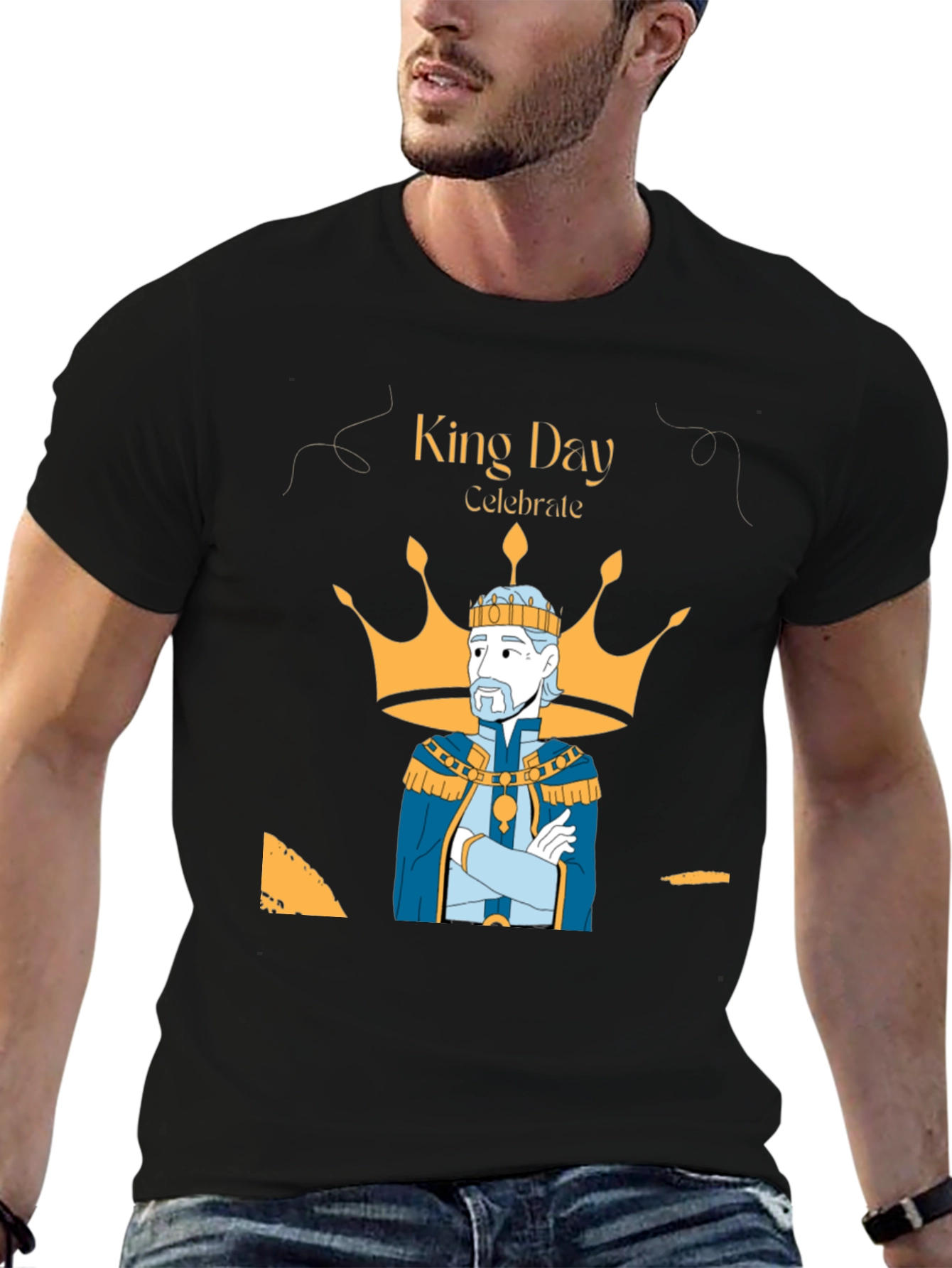 King Day Celebration T-Shirt - Royal Graphic Tee
