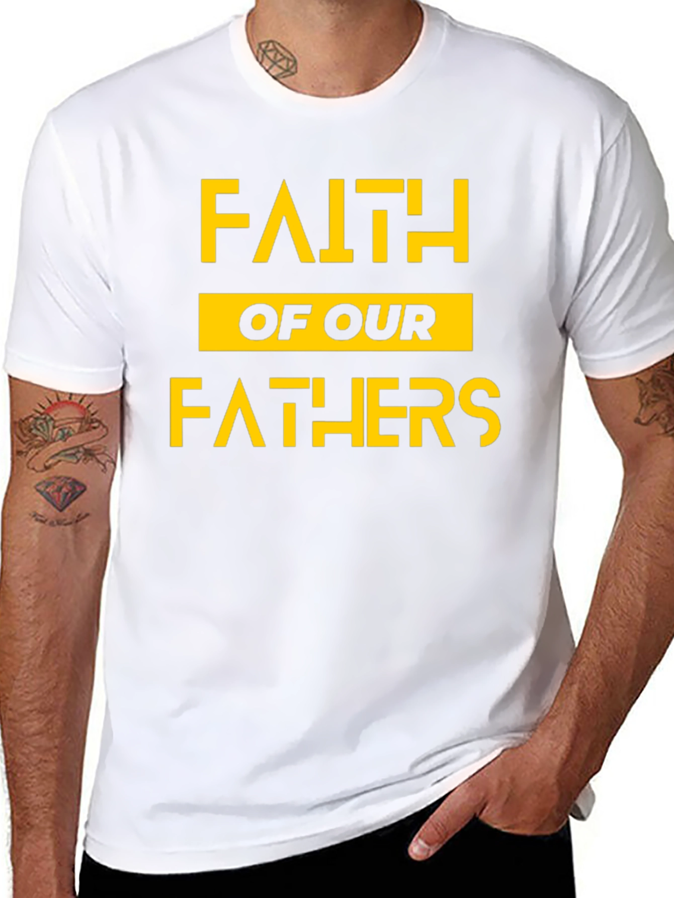 Faith of Our Fathers Graphic T-Shirt