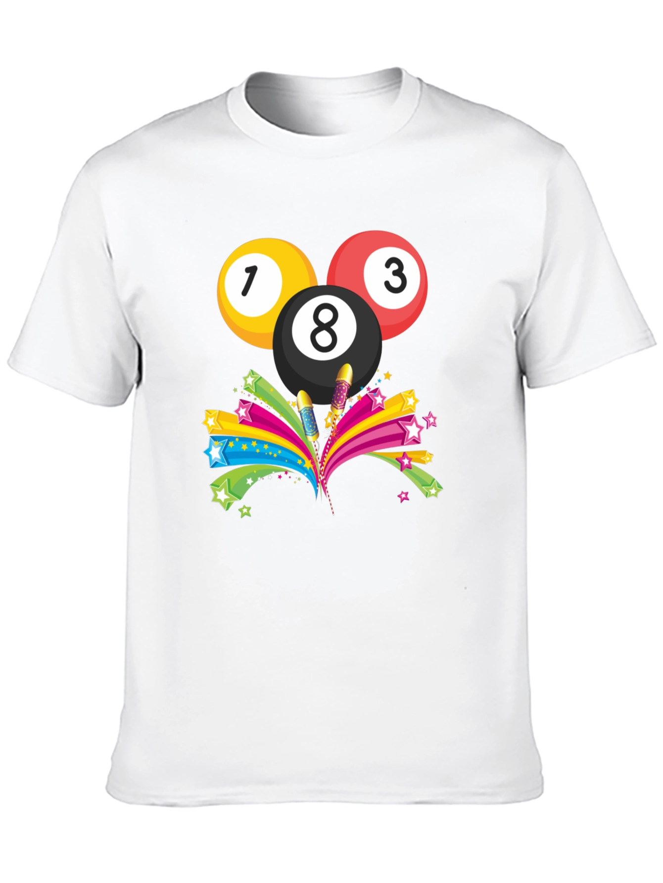 Billiards T-Shirt - Pool Balls Design