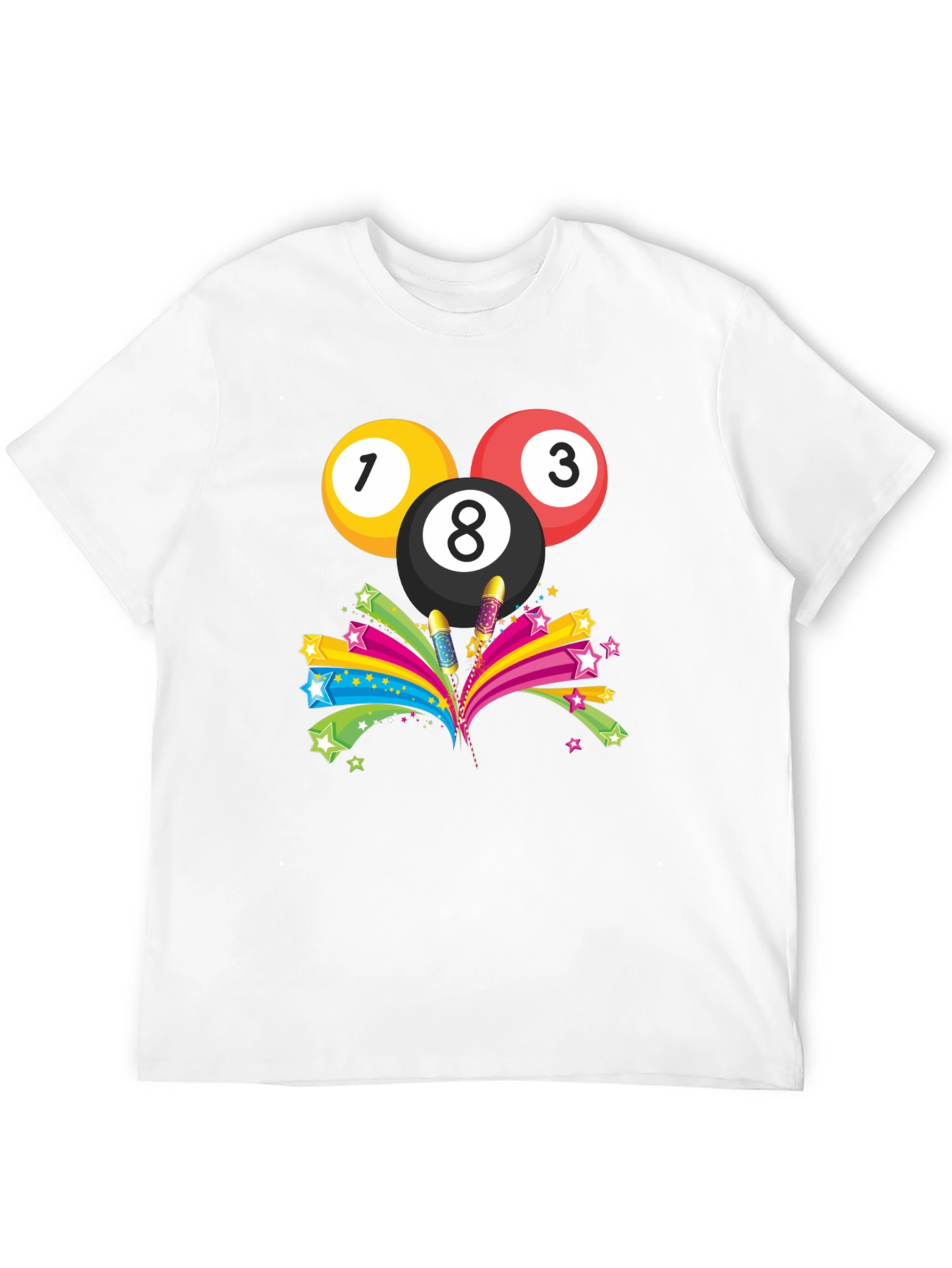 Billiards T-Shirt - Pool Balls Design