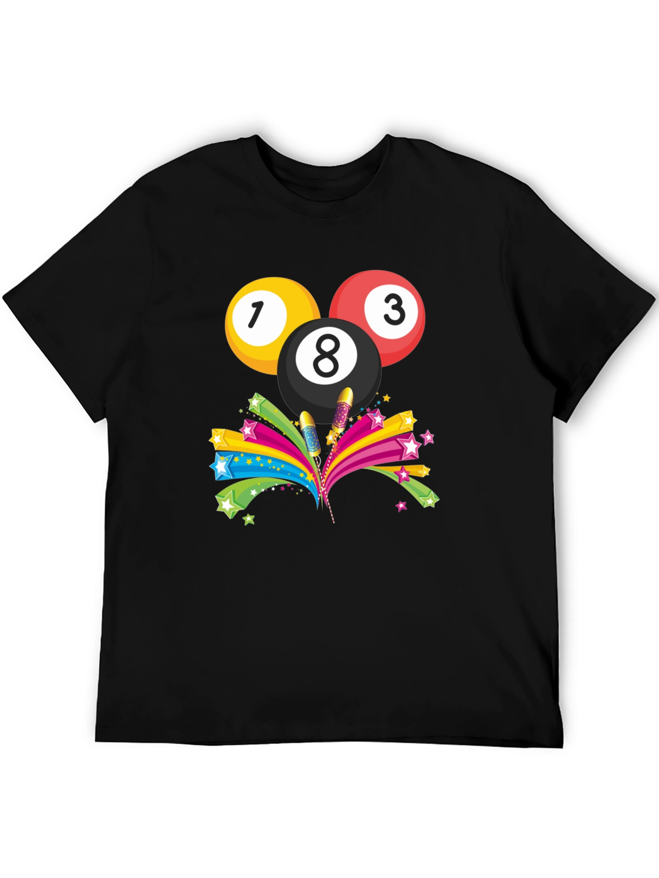 Billiards T-Shirt - Pool Balls Design