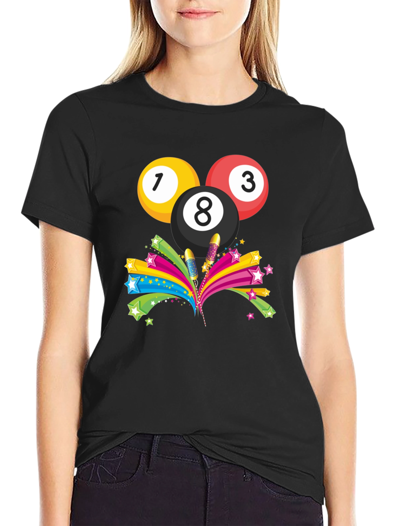 Billiards T-Shirt - Pool Balls Design