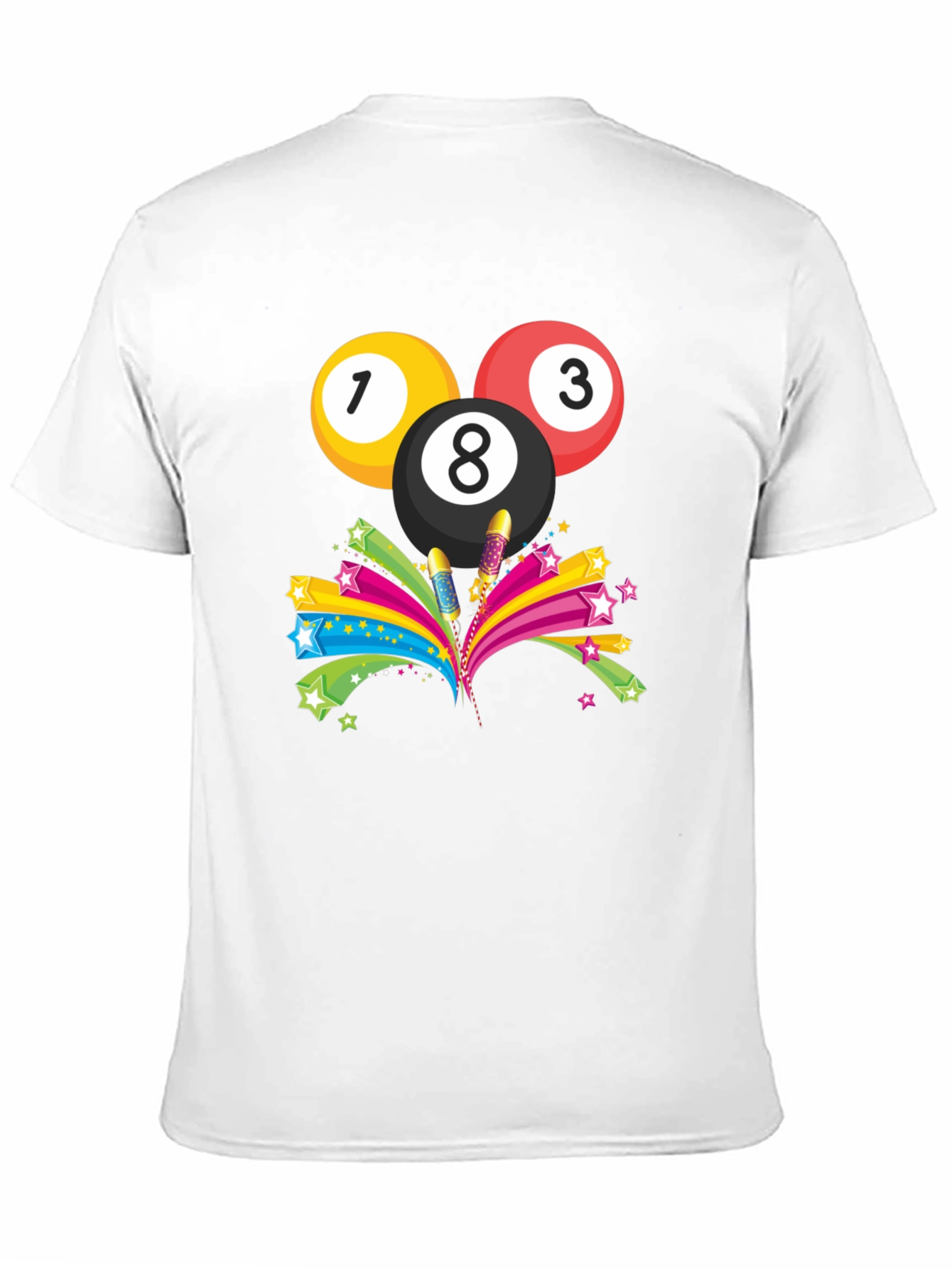 Billiards T-Shirt - Pool Balls Design