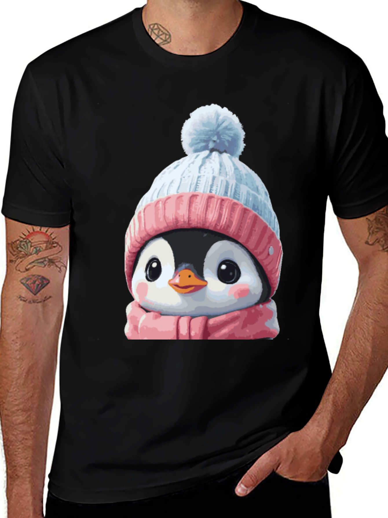 Cute Penguin Winter T-Shirt