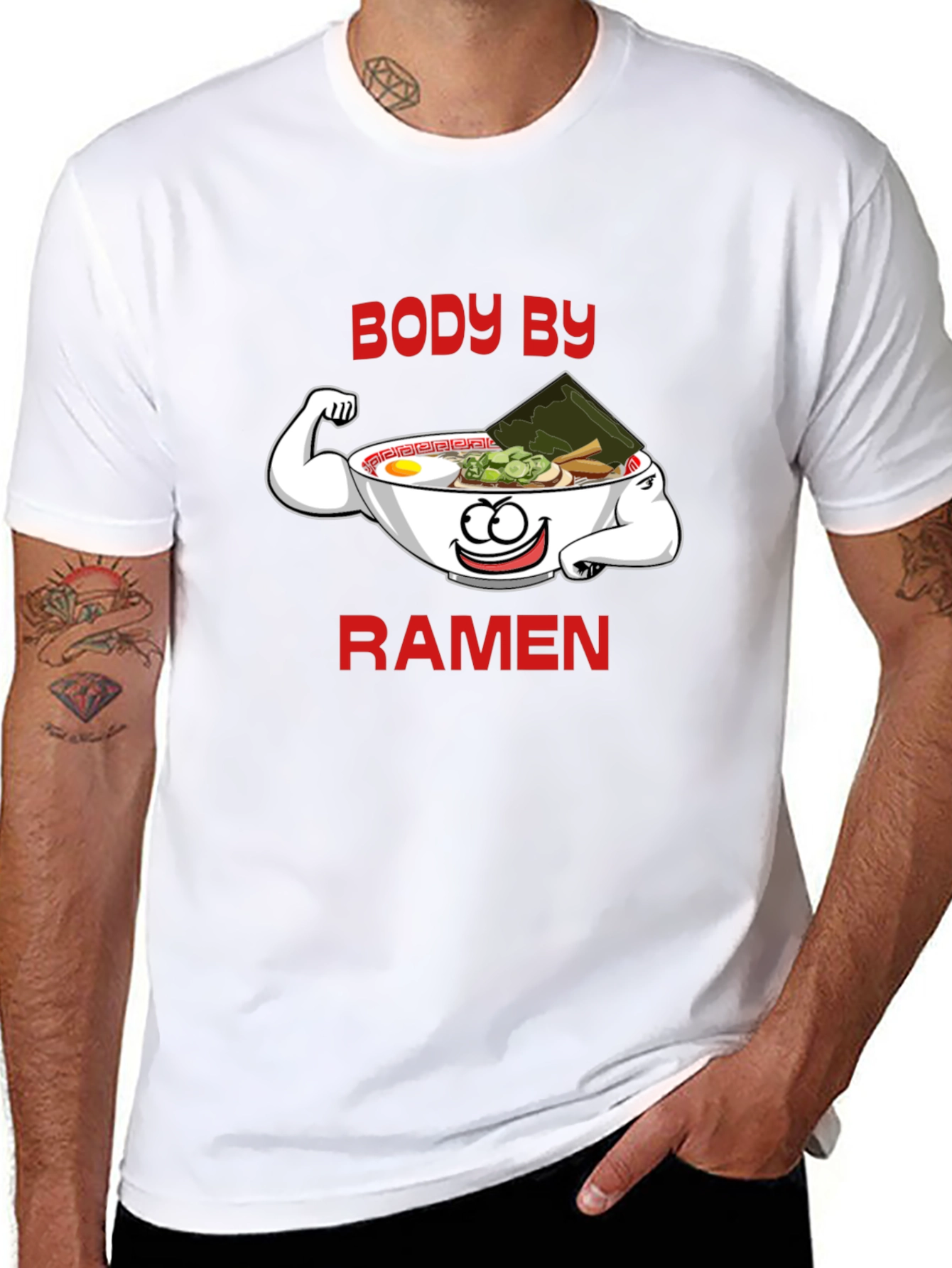 Body By Ramen Graphic T-Shirt