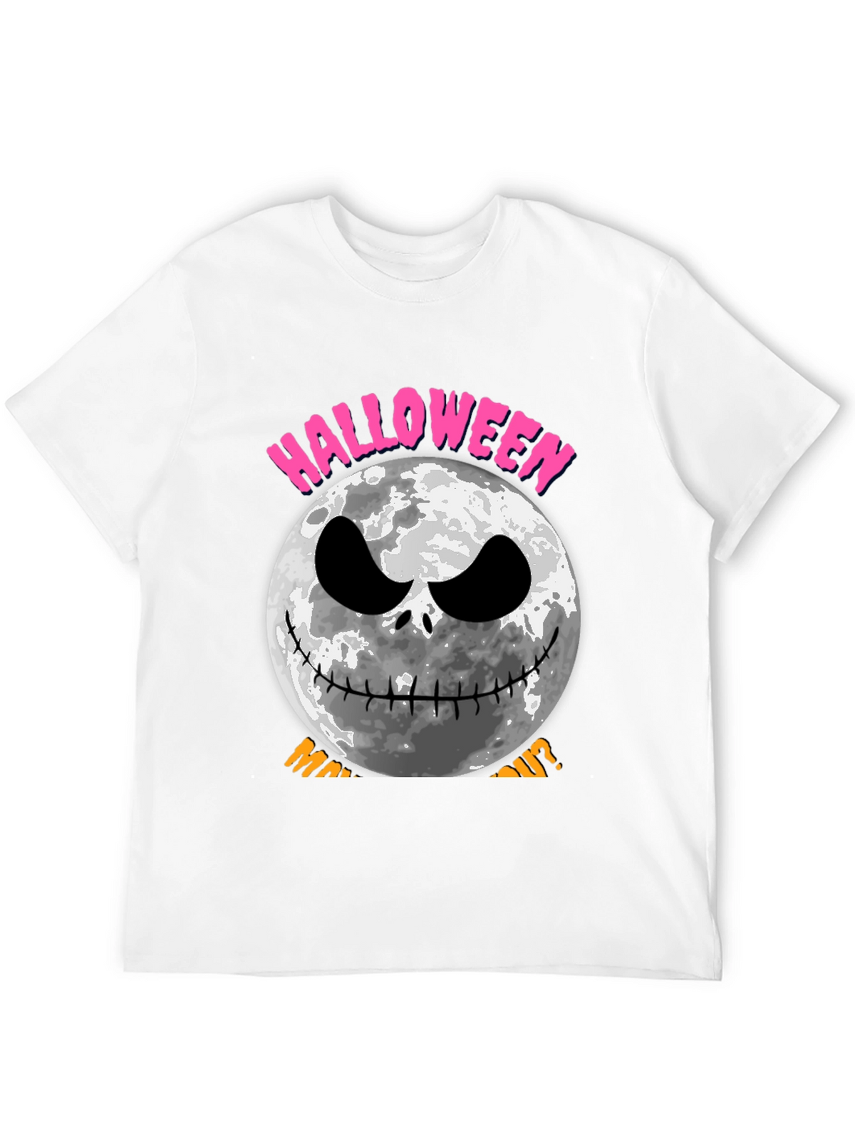 Halloween Moon Face T-Shirt