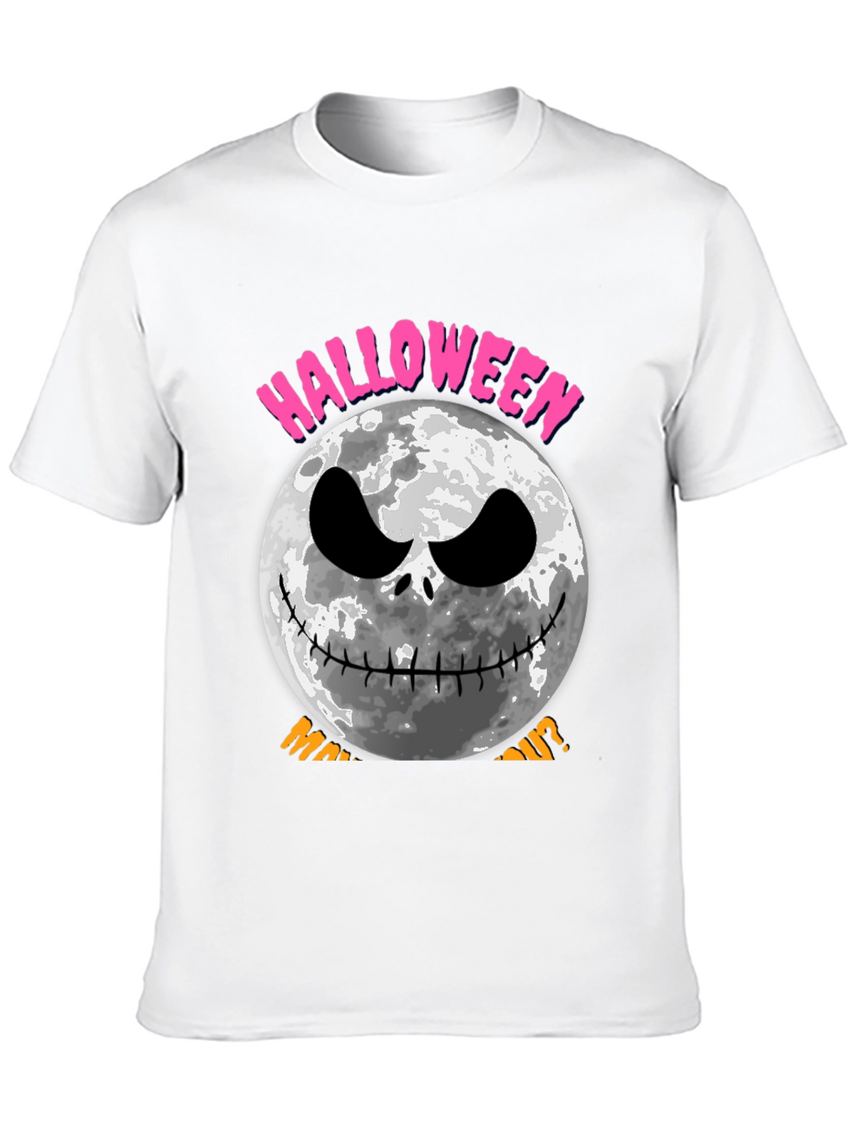Halloween Moon Face T-Shirt