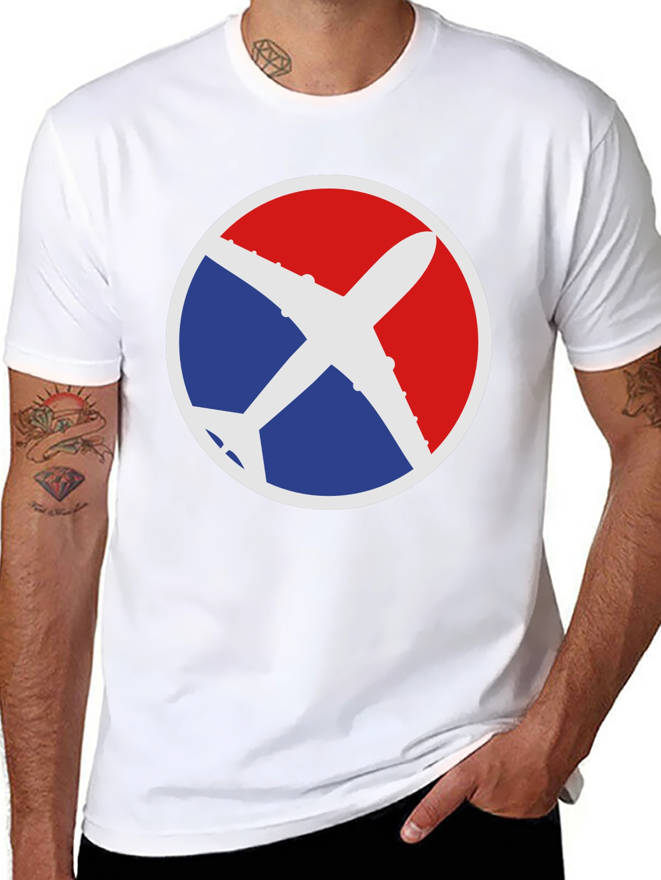 Airplane Graphic Tee - Pilot Style