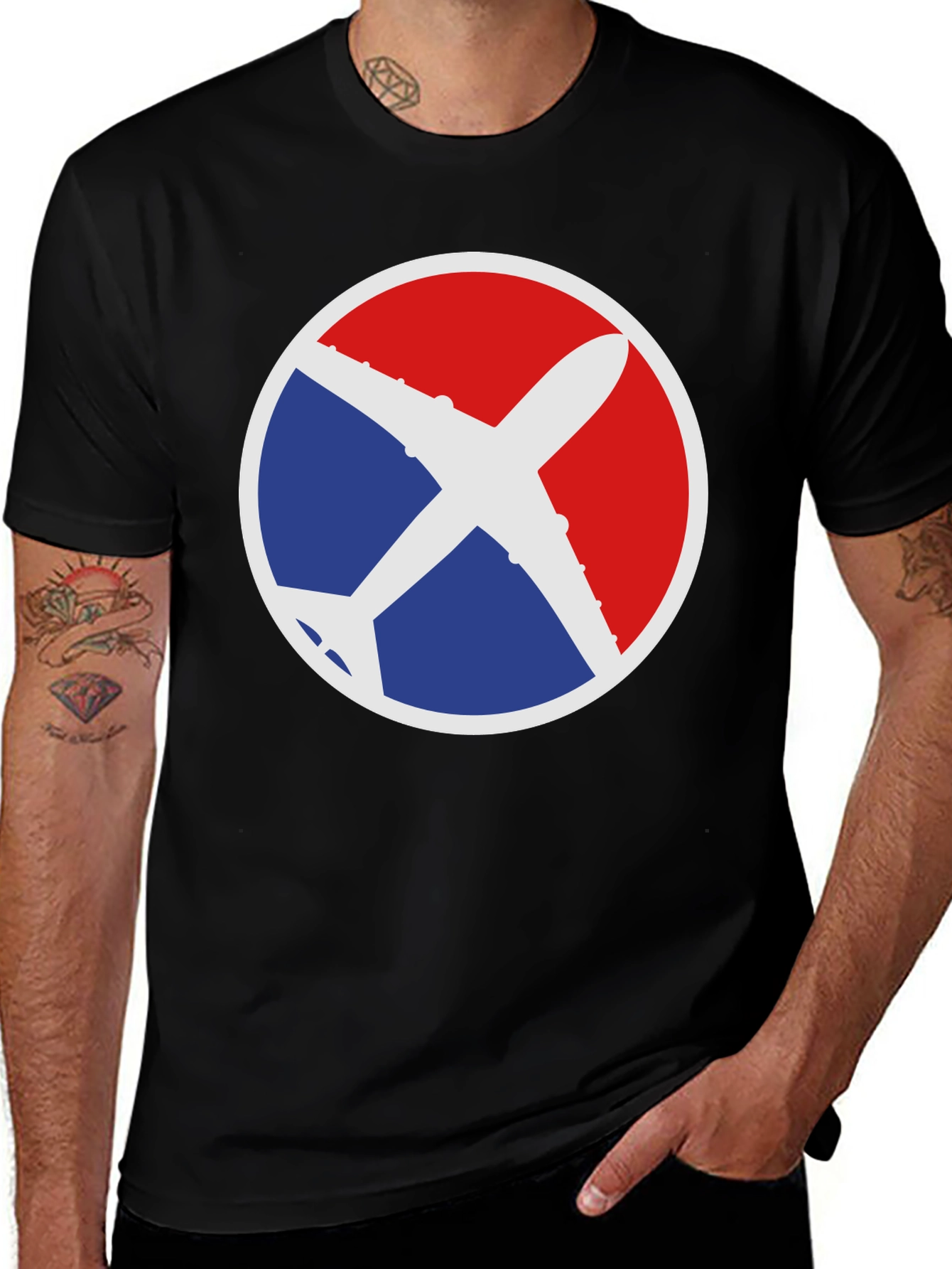 Airplane Graphic Tee - Pilot Style