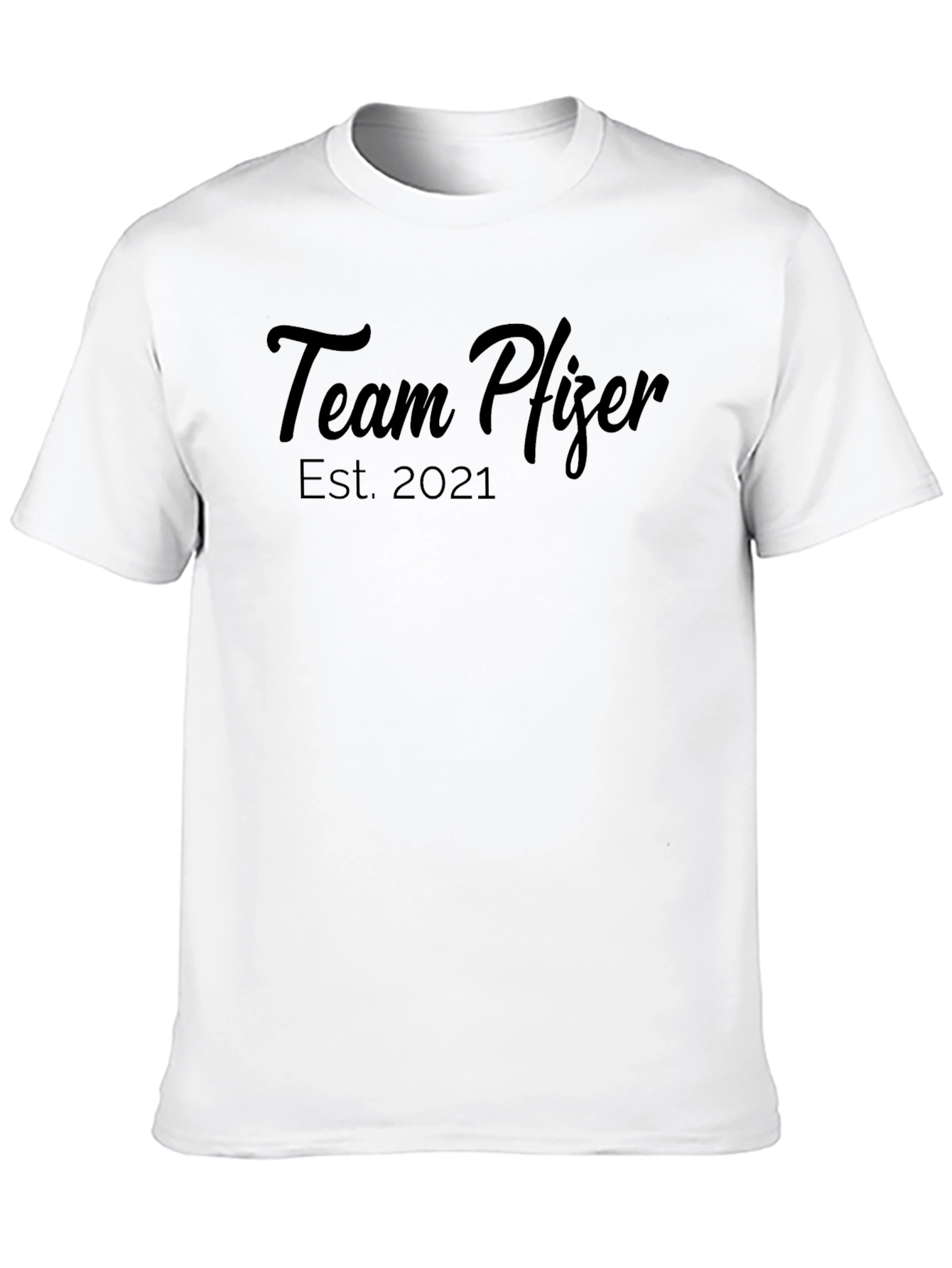 Team Pfizer Est. 2021 Black T-Shirt