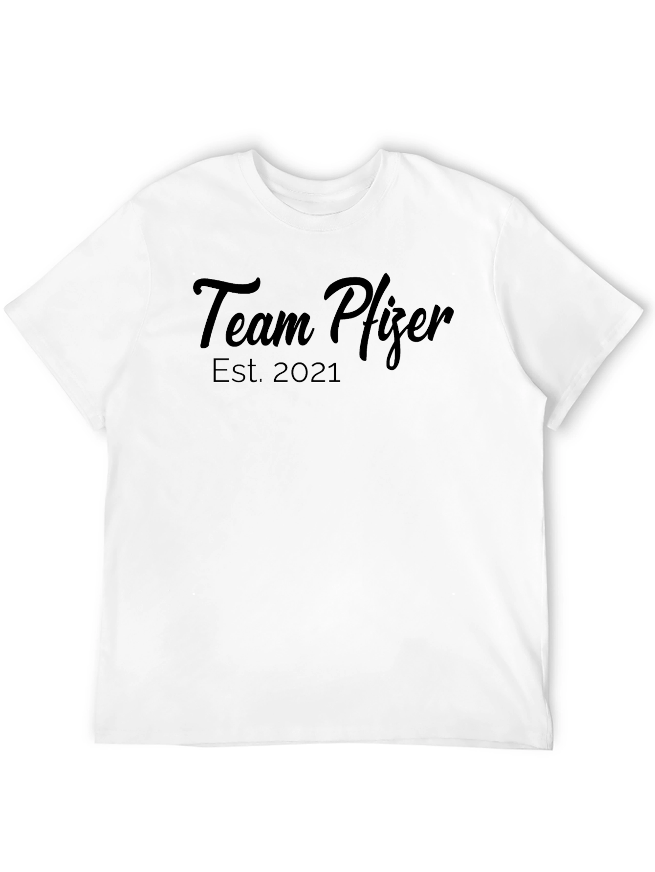 Team Pfizer Est. 2021 Black T-Shirt
