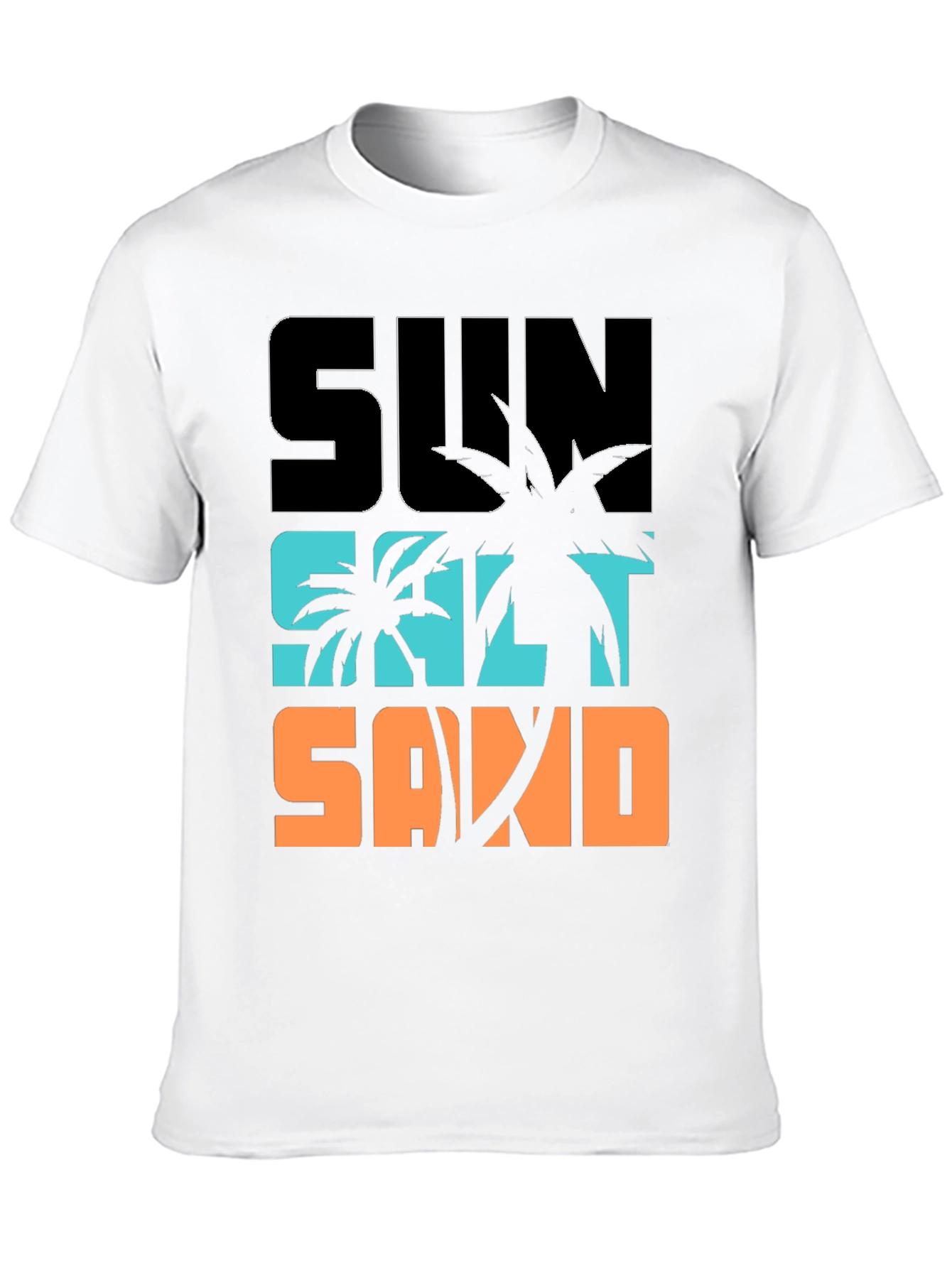 Sun Salt Sand T-Shirt - Beach Vibes Summer Tee