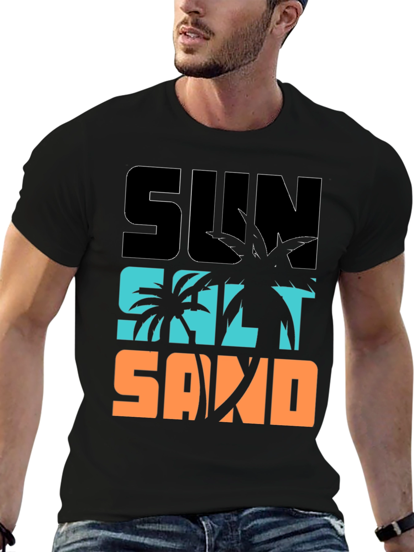 Sun Salt Sand T-Shirt - Beach Vibes Summer Tee