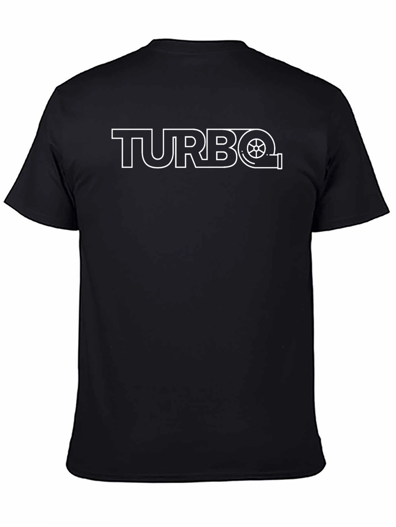 Turbo Graphic Tee - Black Cotton T-Shirt