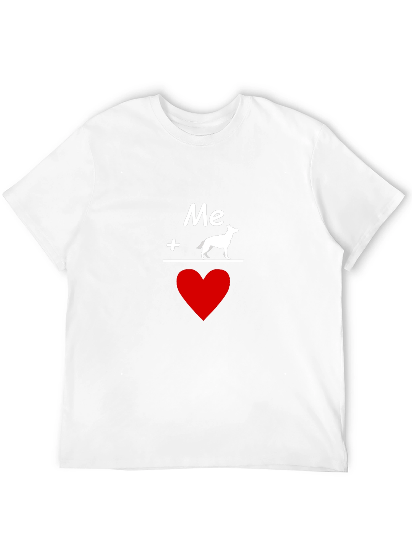 Me Plus Dog Equals Love T-Shirt