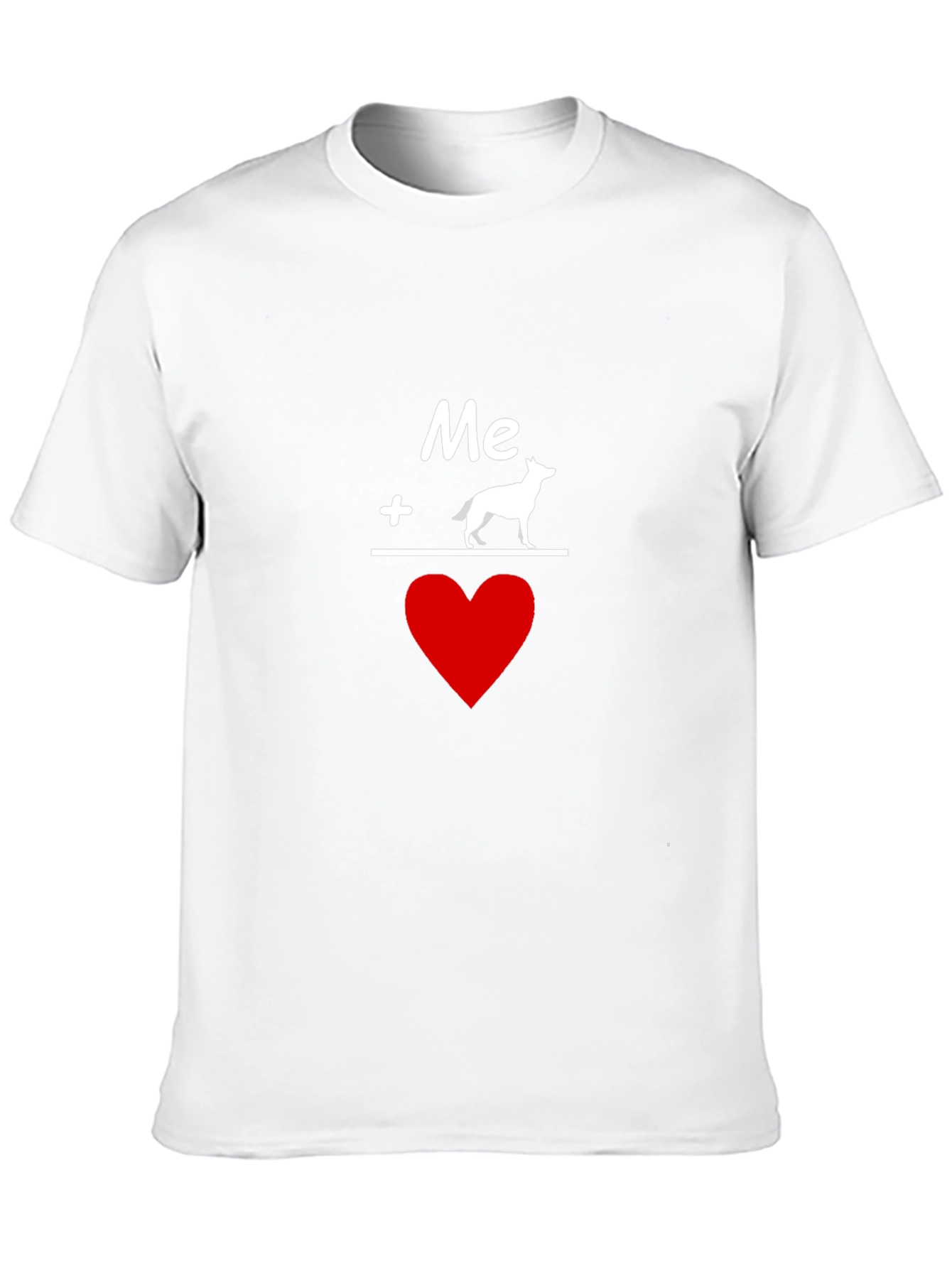 Me Plus Dog Equals Love T-Shirt