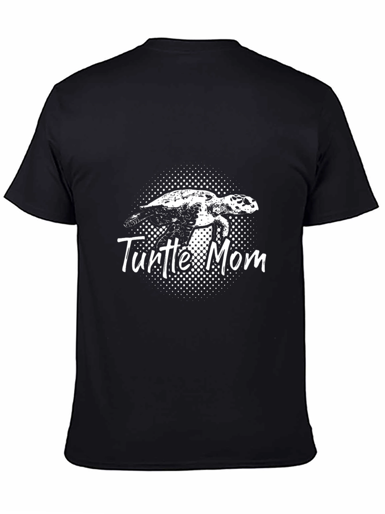 Turtle Mom T-Shirt - Black