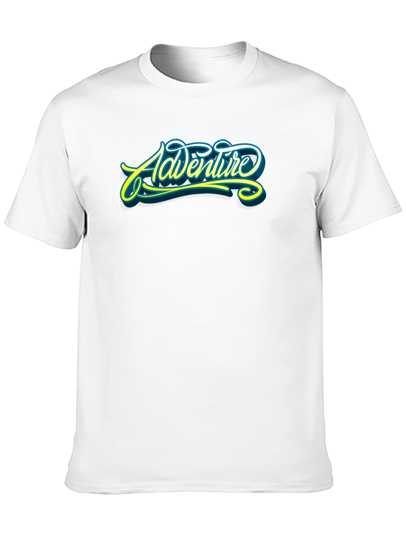 Adventure Graphic Print Black T-Shirt
