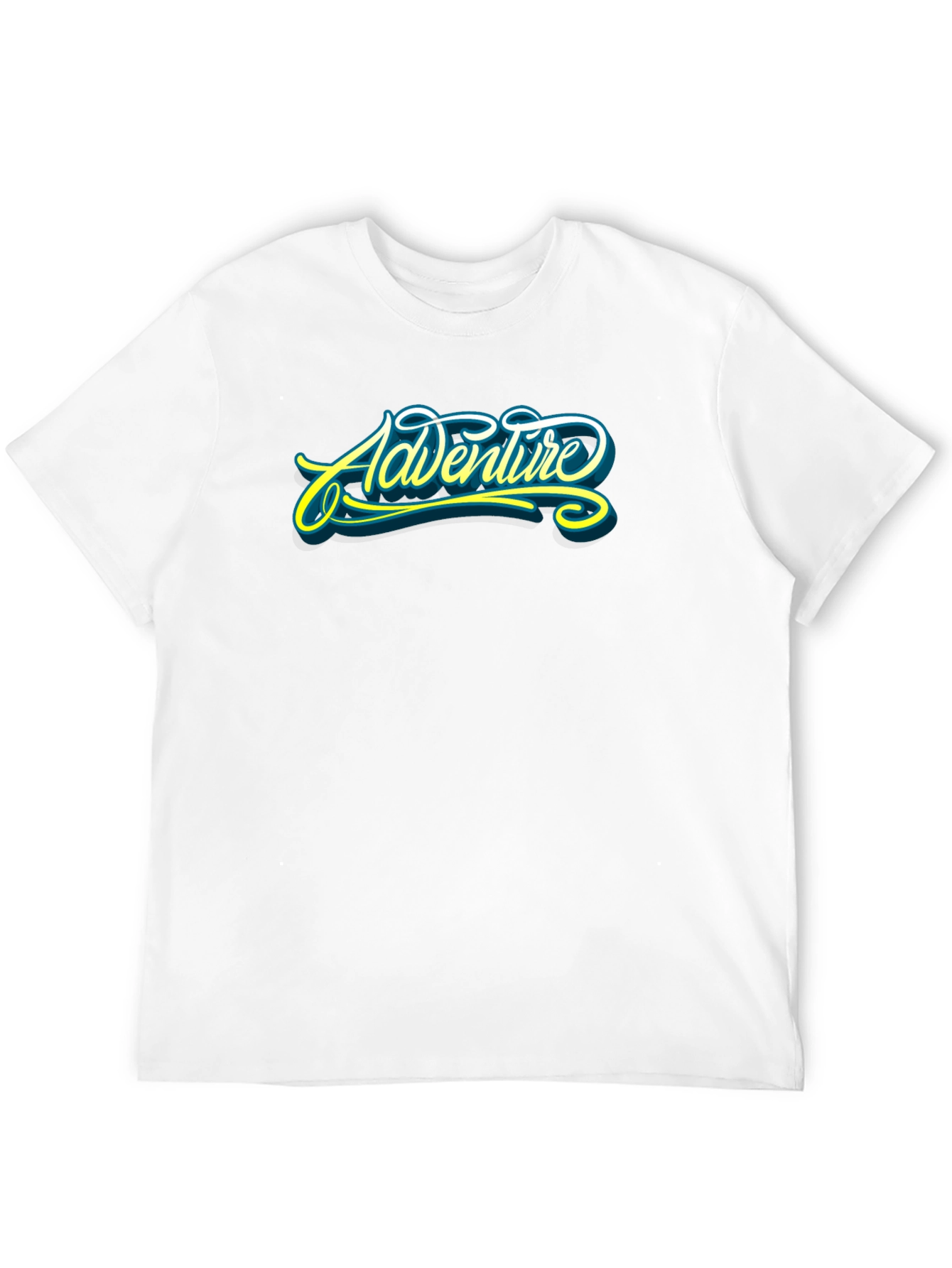 Adventure Graphic Print Black T-Shirt