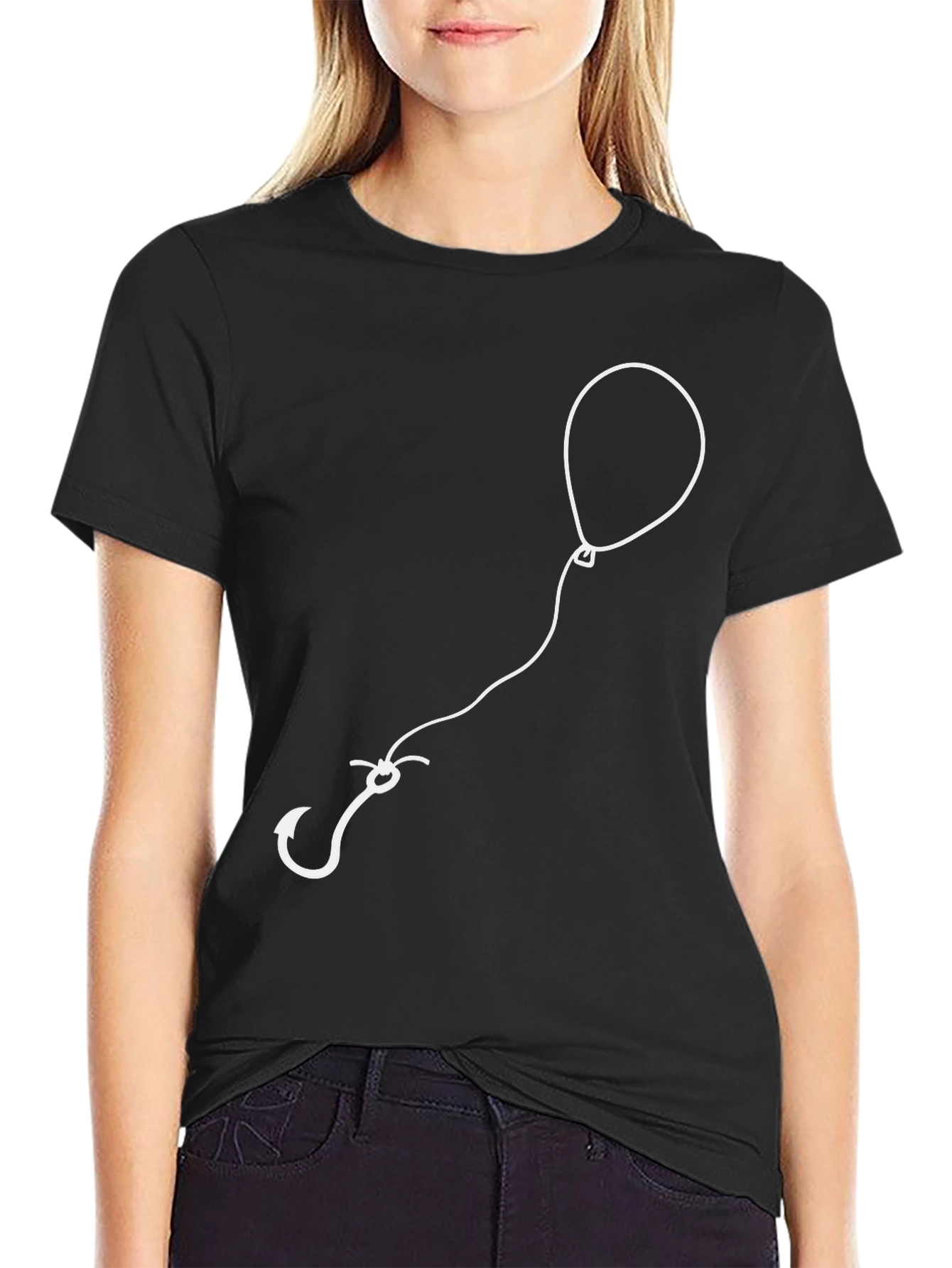 Balloon & Hook Graphic Tee - Modern Unisex Shirt