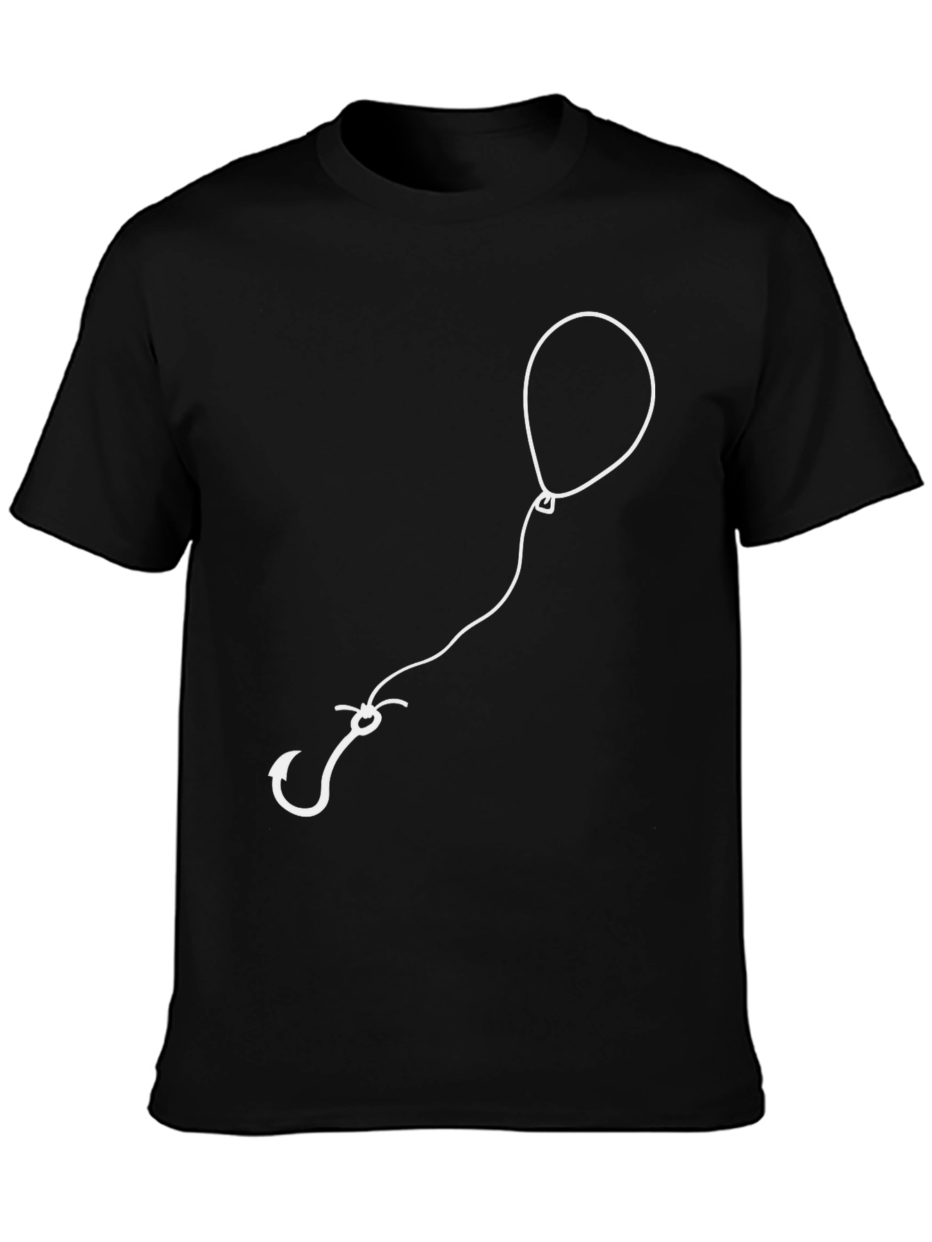 Balloon & Hook Graphic Tee - Modern Unisex Shirt