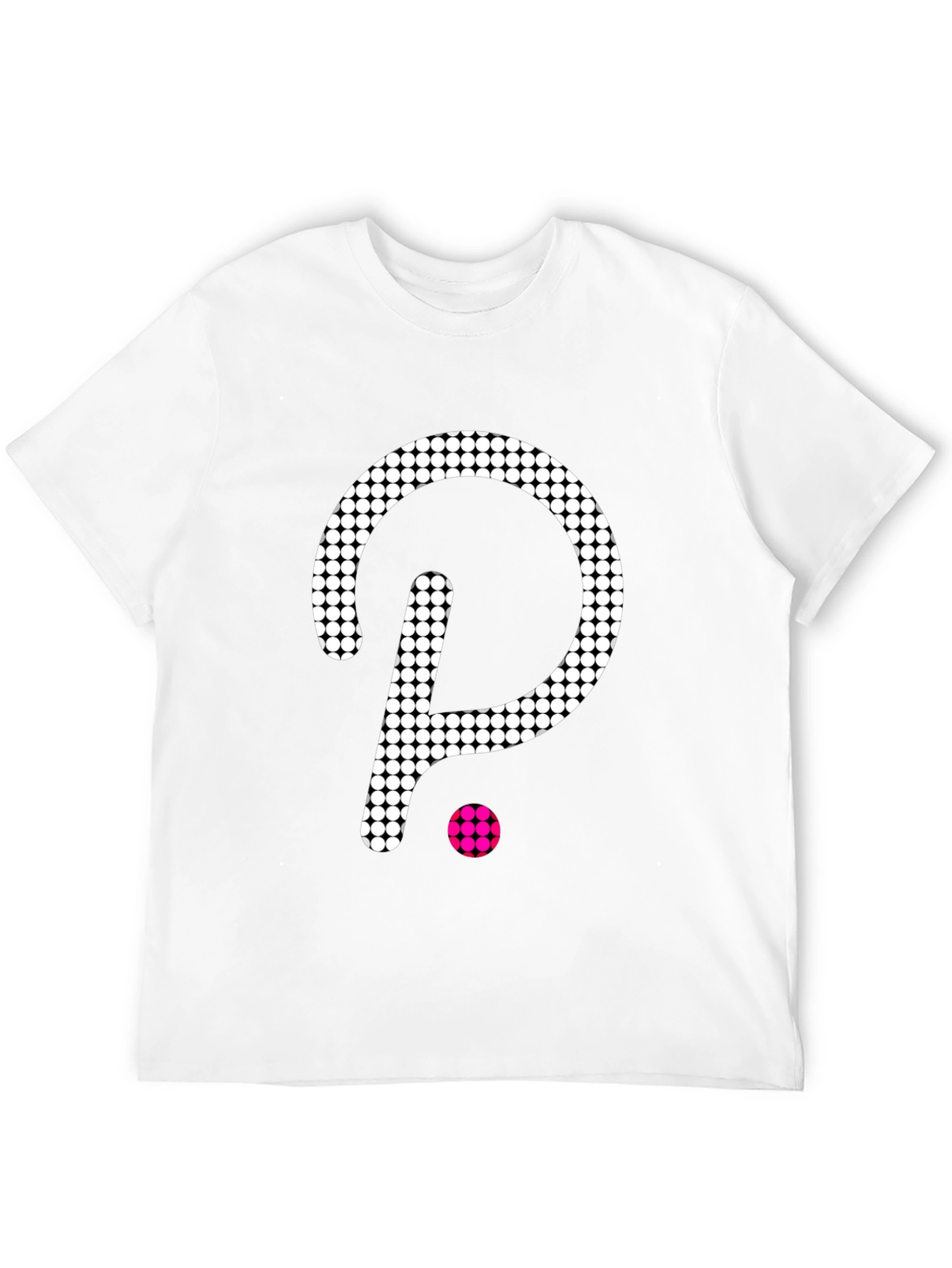 Dotted Logo Black T-Shirt