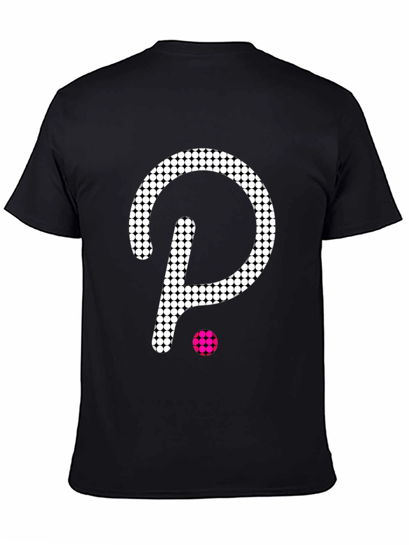Dotted Logo Black T-Shirt