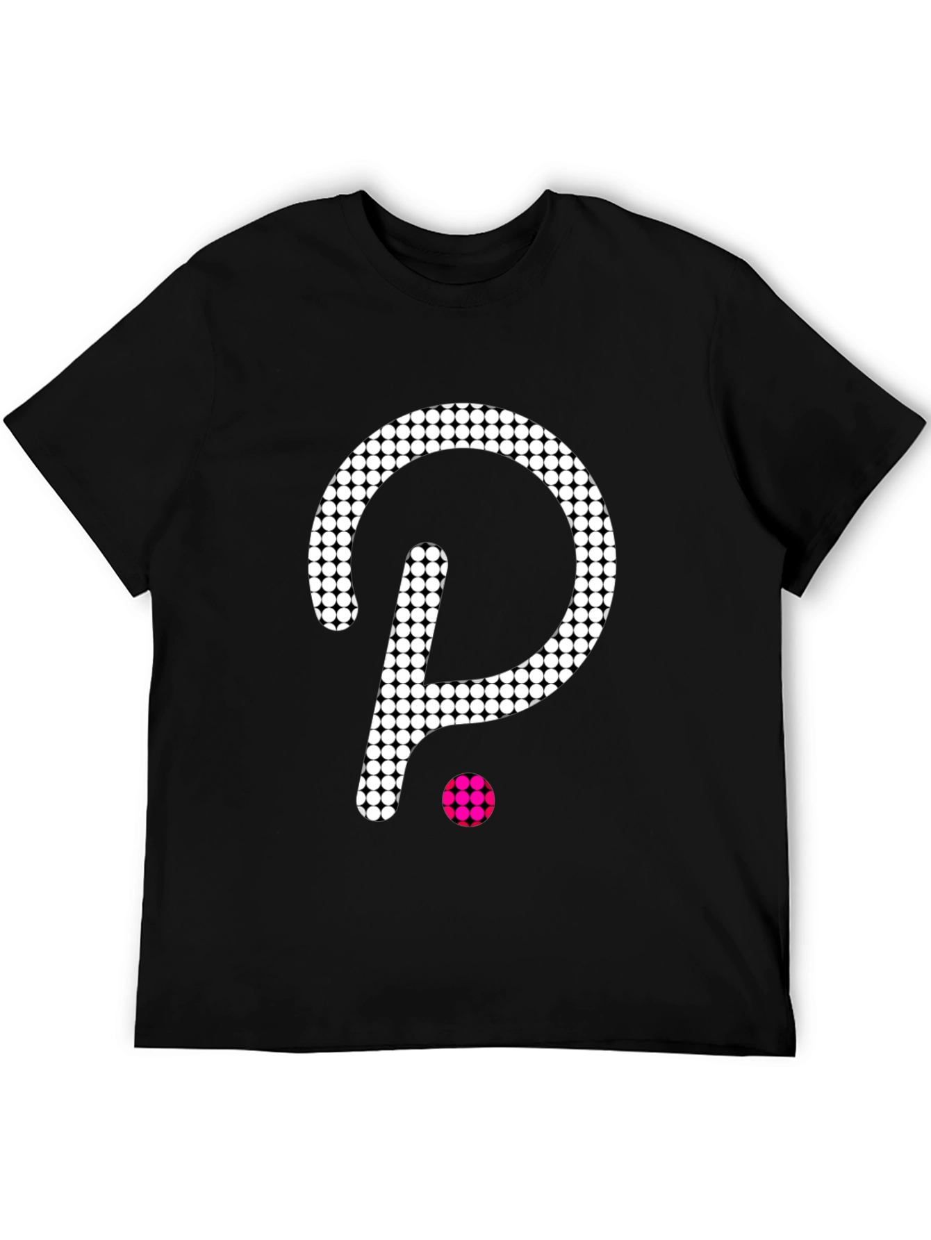 Dotted Logo Black T-Shirt