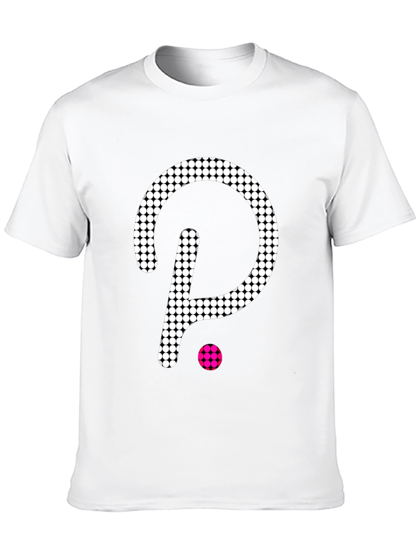 Dotted Logo Black T-Shirt